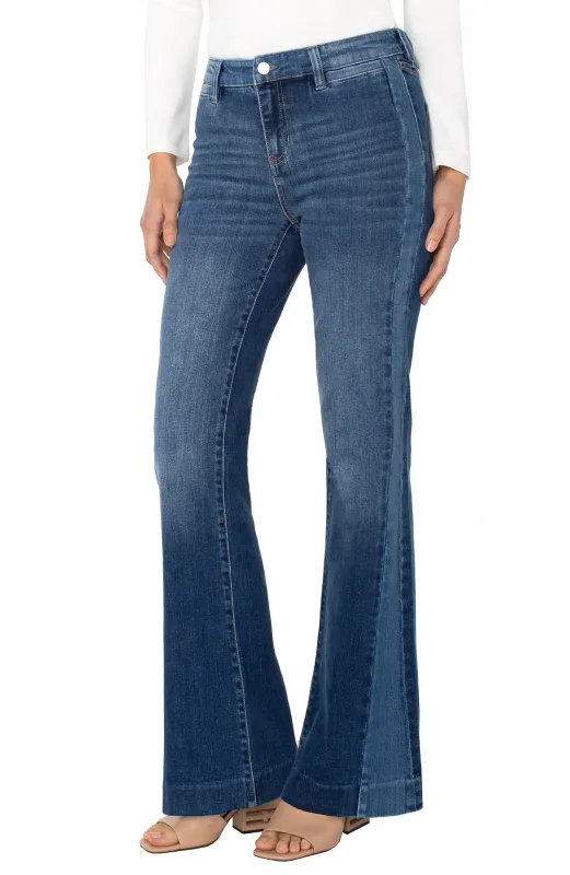 HANNAH FLARE WITH BLOCKING DETAILS sold by Liverpool Jeans Company