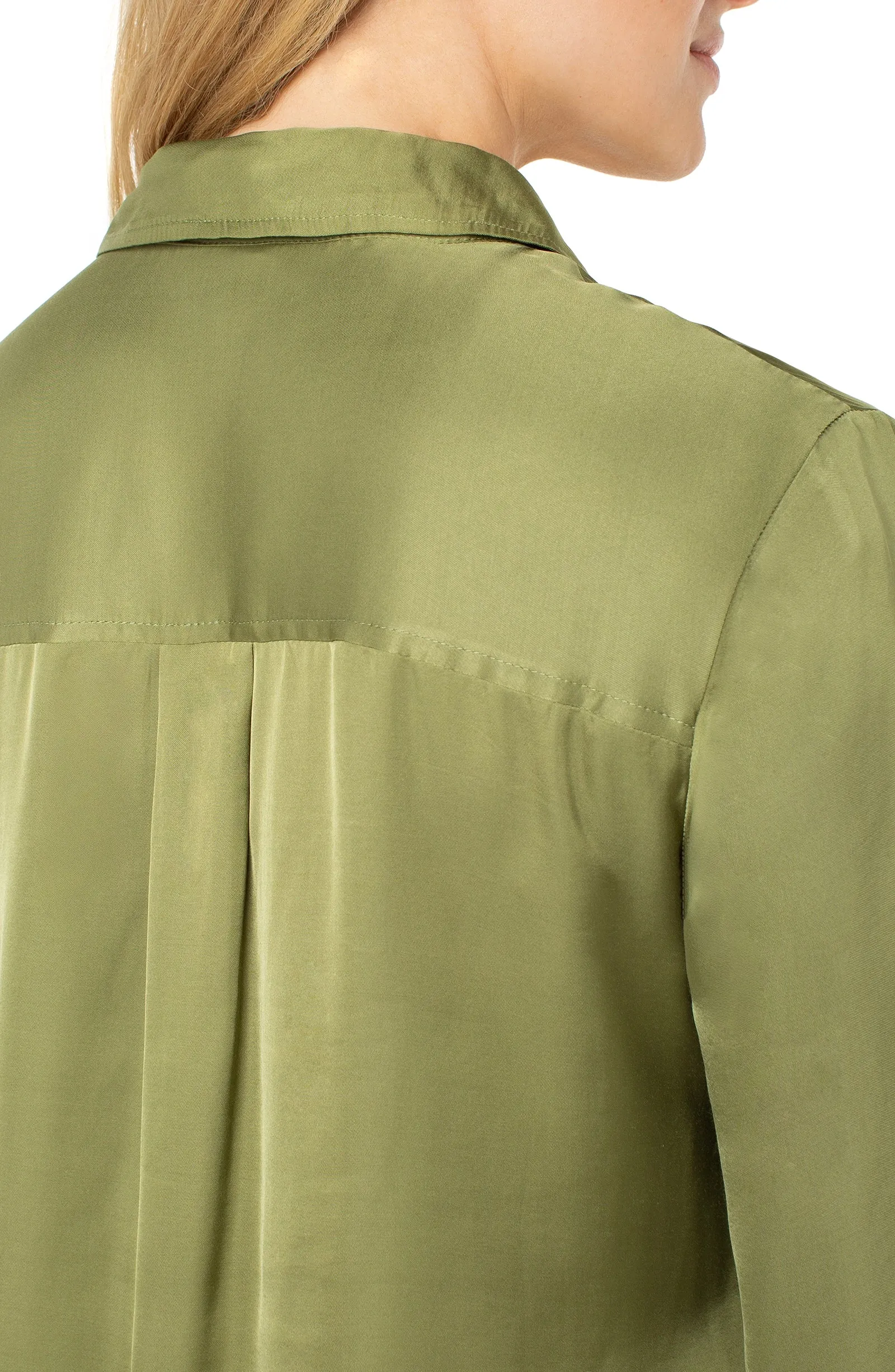 LONG SLEEVE BUTTON FRONT WOVEN SHIRT sold by Liverpool Jeans Company product image thumbnail 3