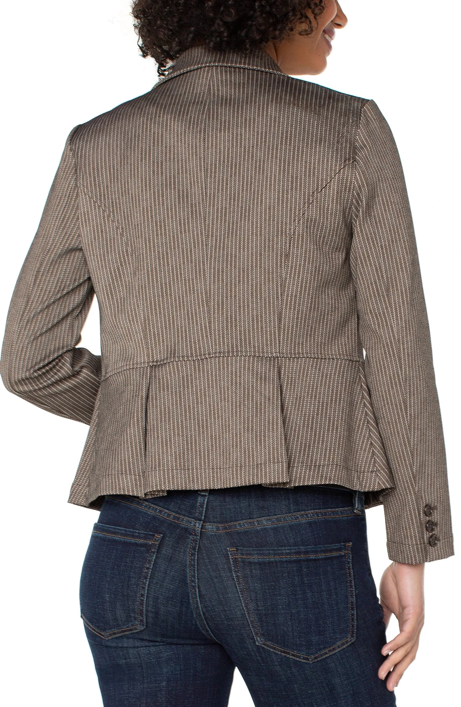 PEPLUM BLAZER sold by Liverpool Jeans Company product image thumbnail 2