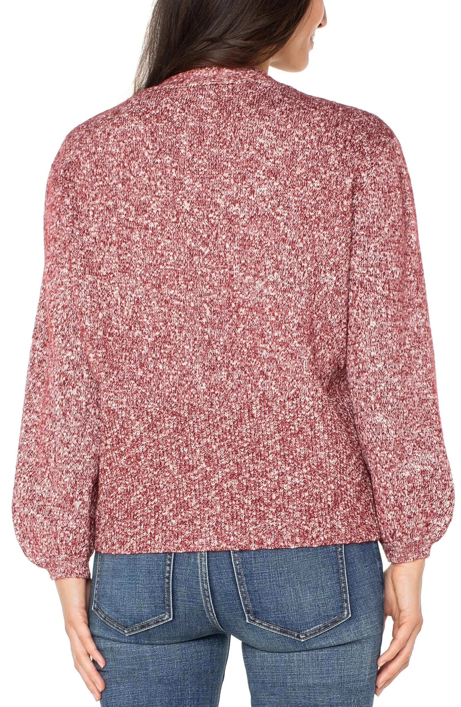 LONG SLEEVE BUTTON FRONT CARDIGAN SWEATER sold by Liverpool Jeans Company product image thumbnail 2