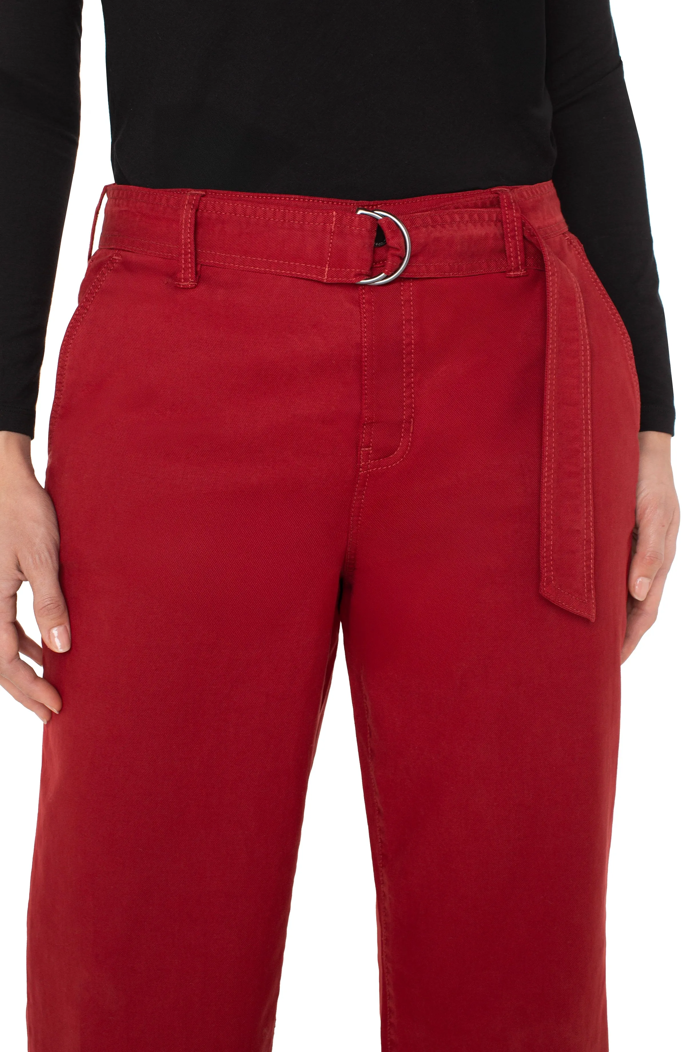 STRIDE WIDE LEG WITH SELF BELT sold by Liverpool Jeans Company product image thumbnail 3