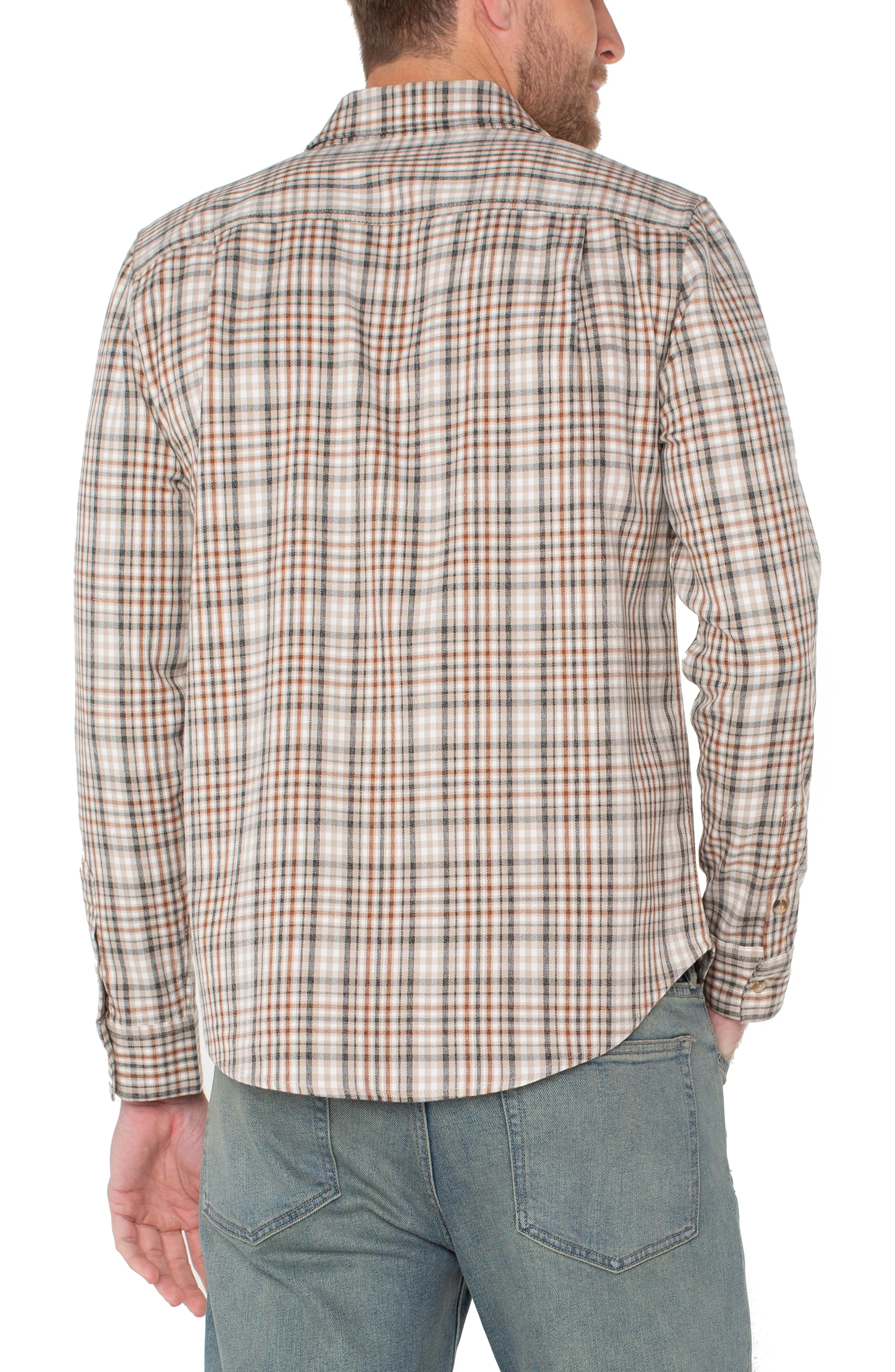 BUTTON UP SHORT SLEEVE SHIRT sold by Liverpool Jeans Company product image thumbnail 3