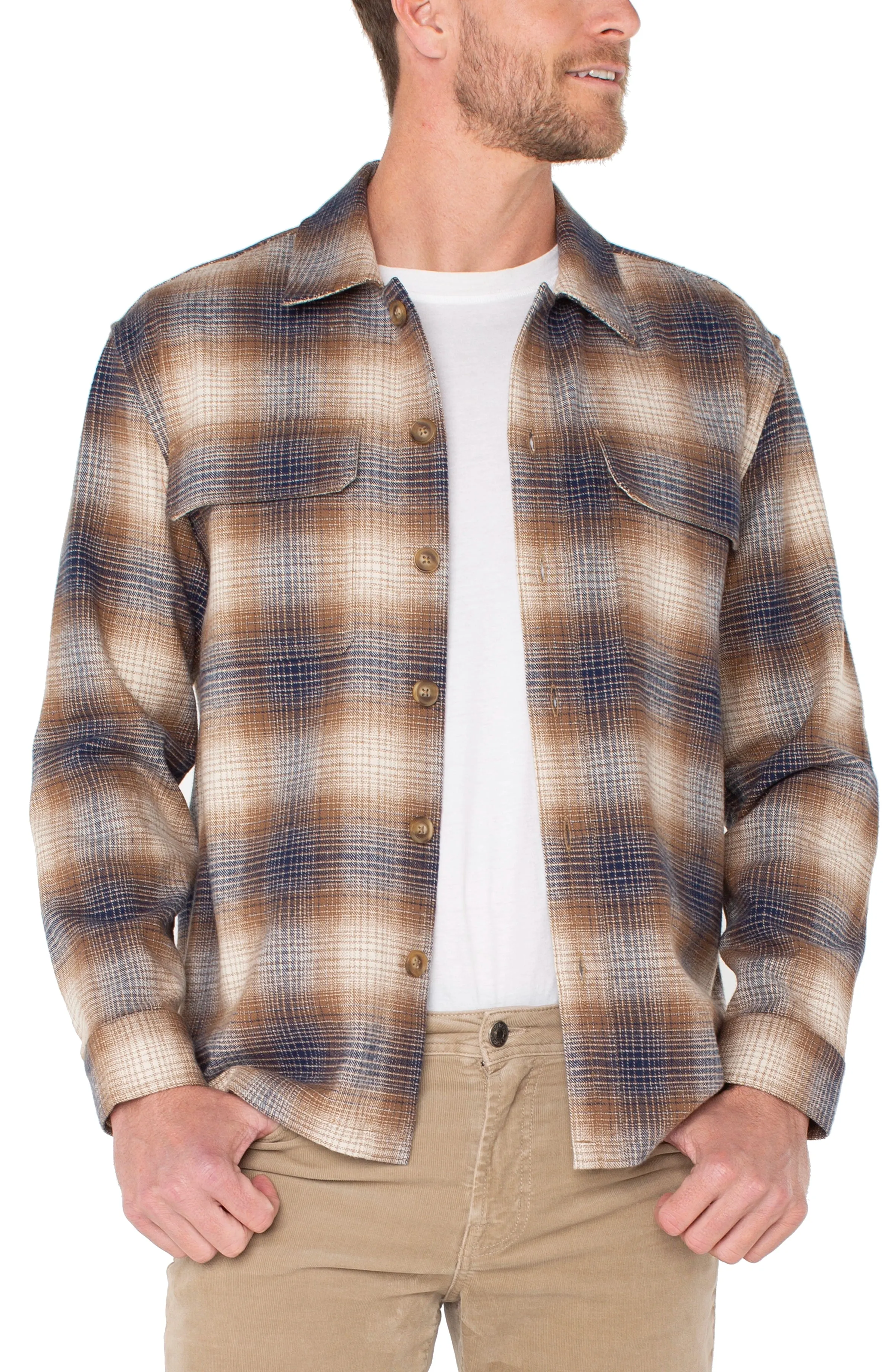 FLAP POCKET OVERSHIRT sold by Liverpool Jeans Company