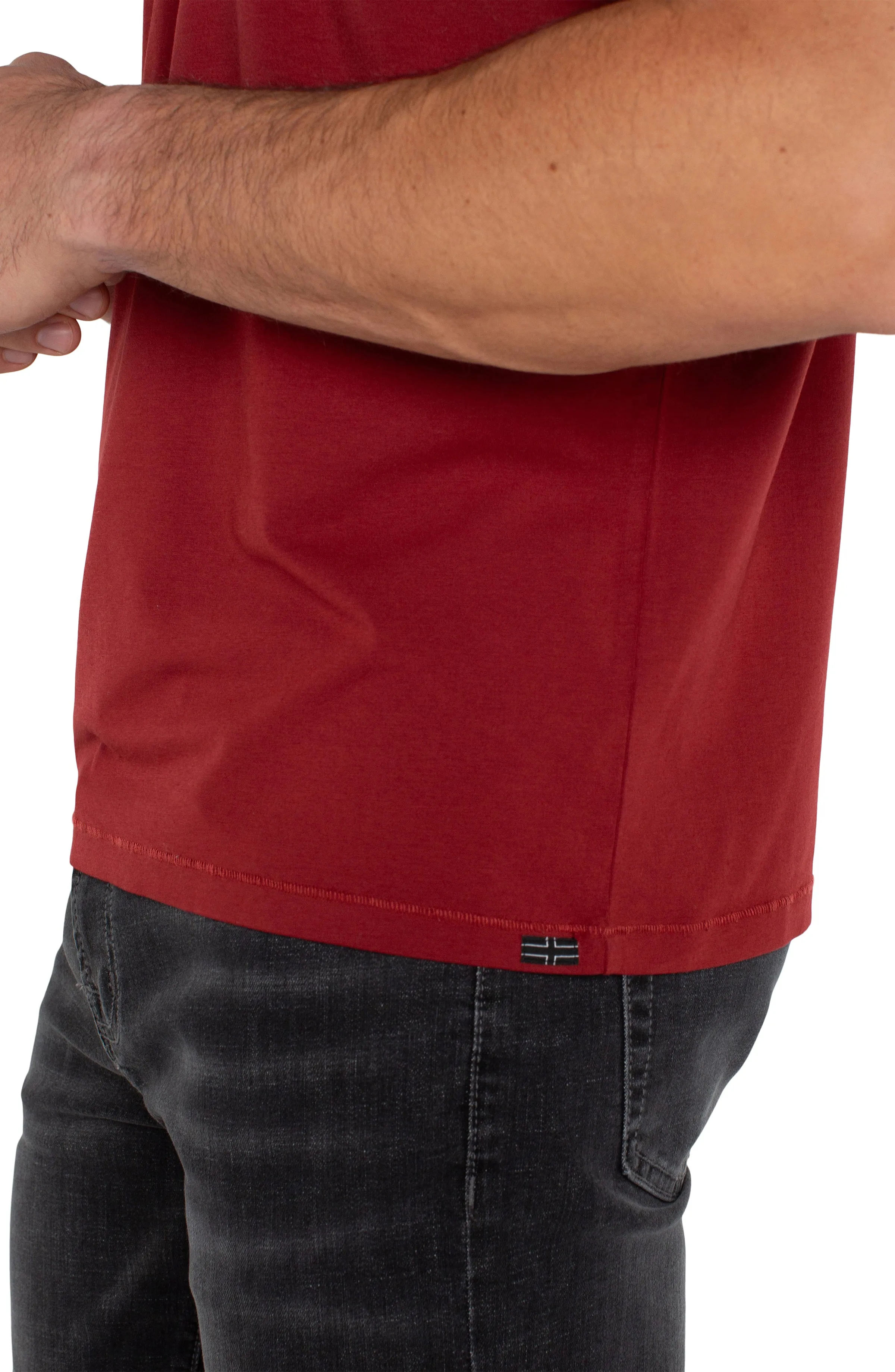 SHORT SLEEVE CREW NECK TEE sold by Liverpool Jeans Company product image thumbnail 3