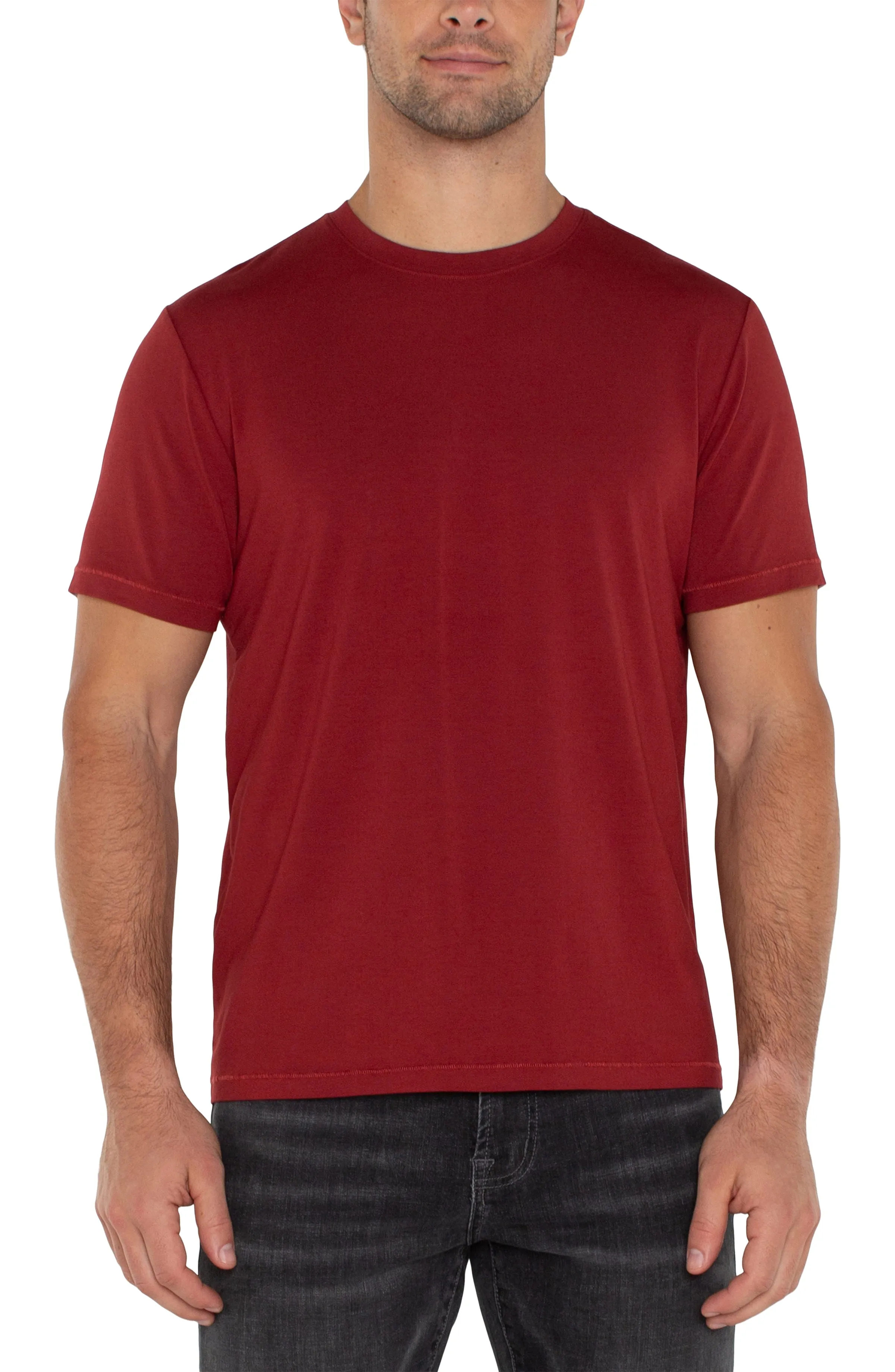 SHORT SLEEVE CREW NECK TEE sold by Liverpool Jeans Company