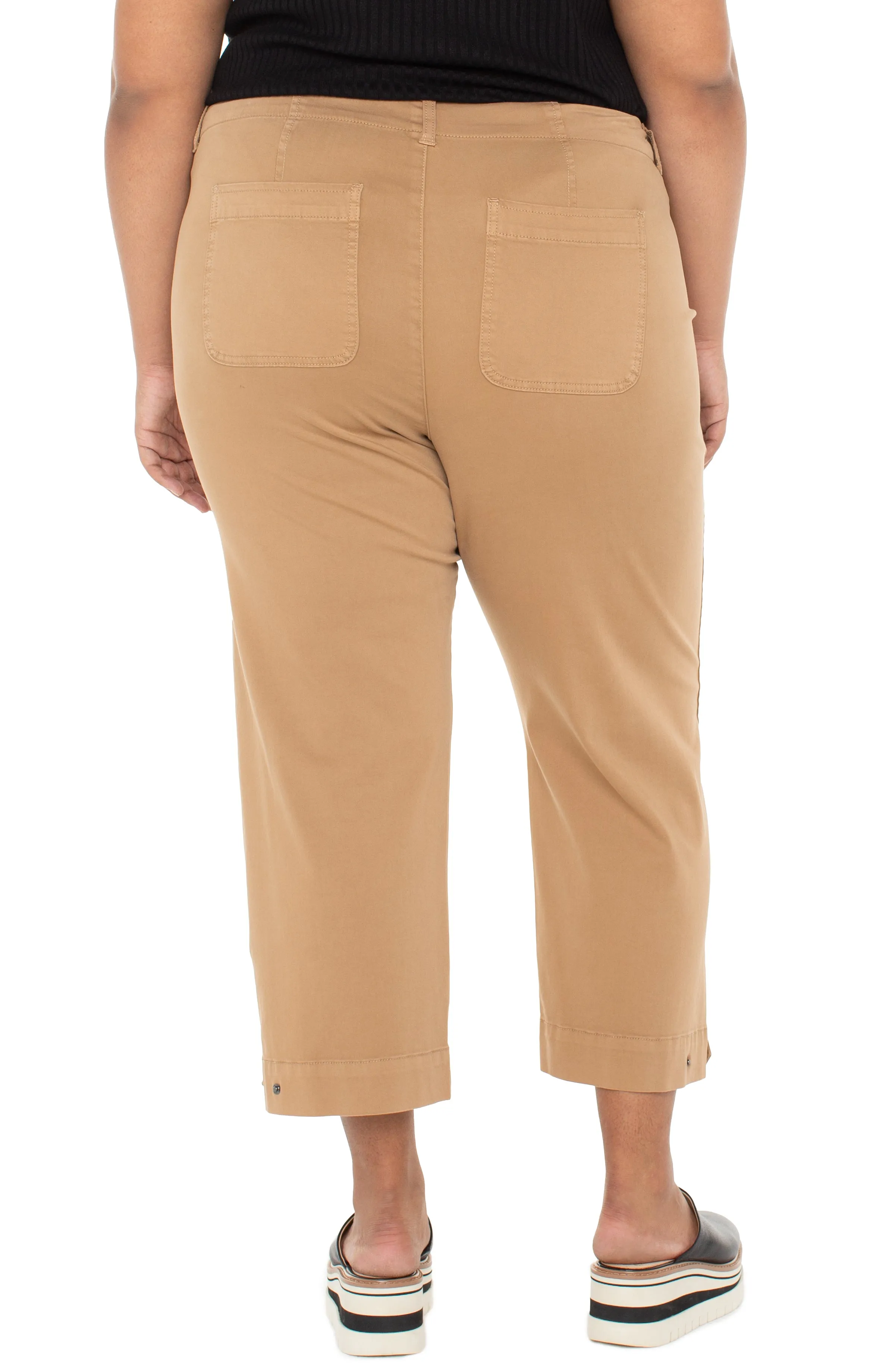 UTILITY CROP WITH TAB HEM sold by Liverpool Jeans Company product image thumbnail 2