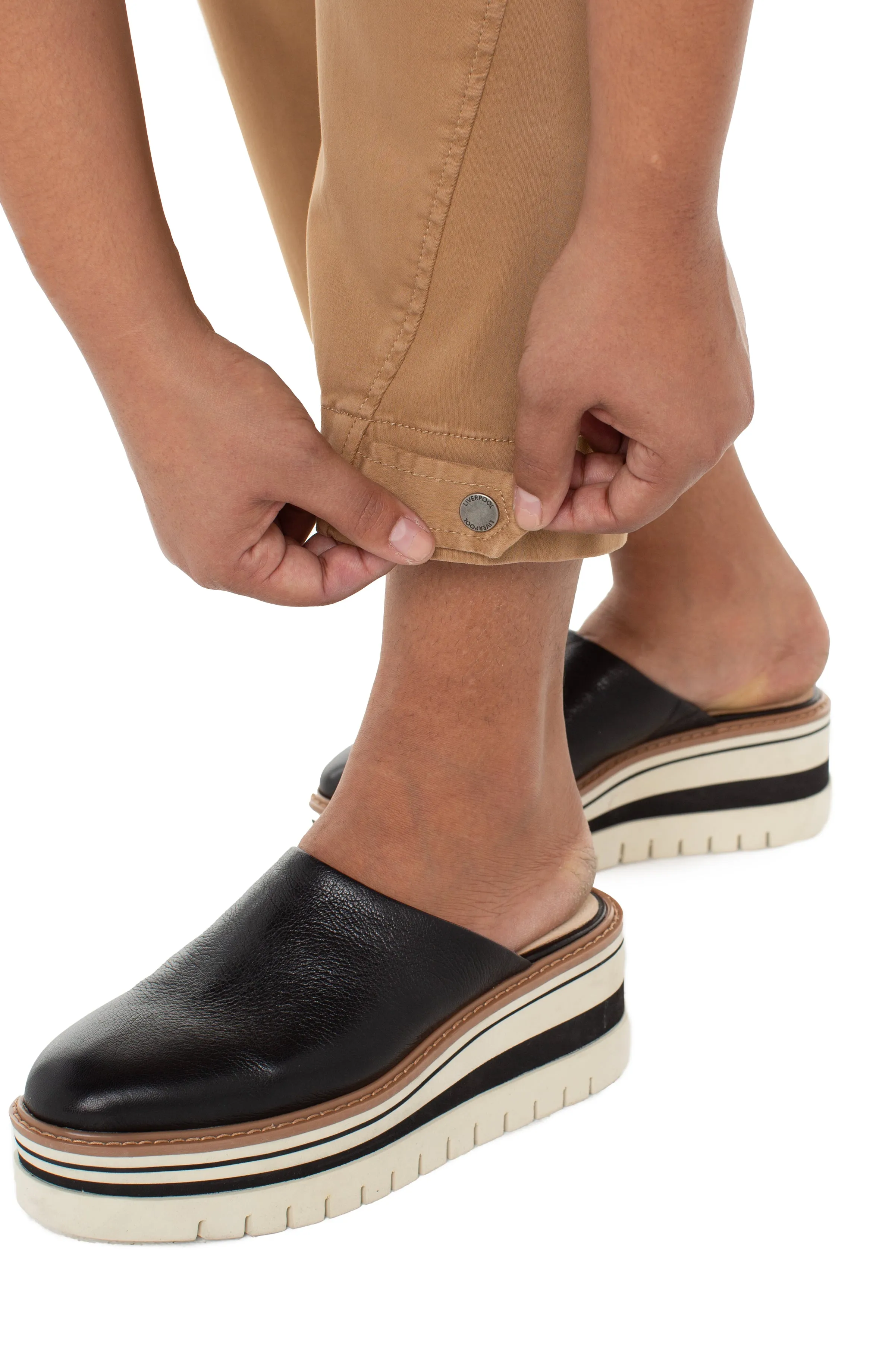 UTILITY CROP WITH TAB HEM sold by Liverpool Jeans Company product image thumbnail 3