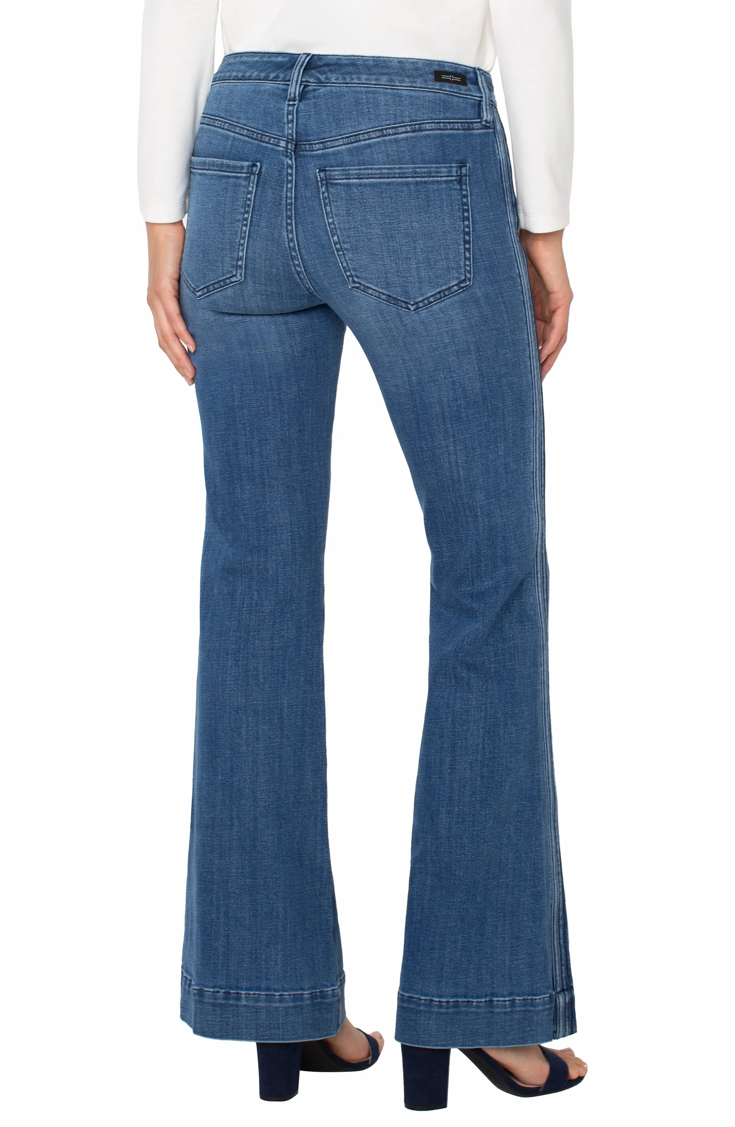 HANNAH FLARE W/ SELF TRIM sold by Liverpool Jeans Company product image thumbnail 3