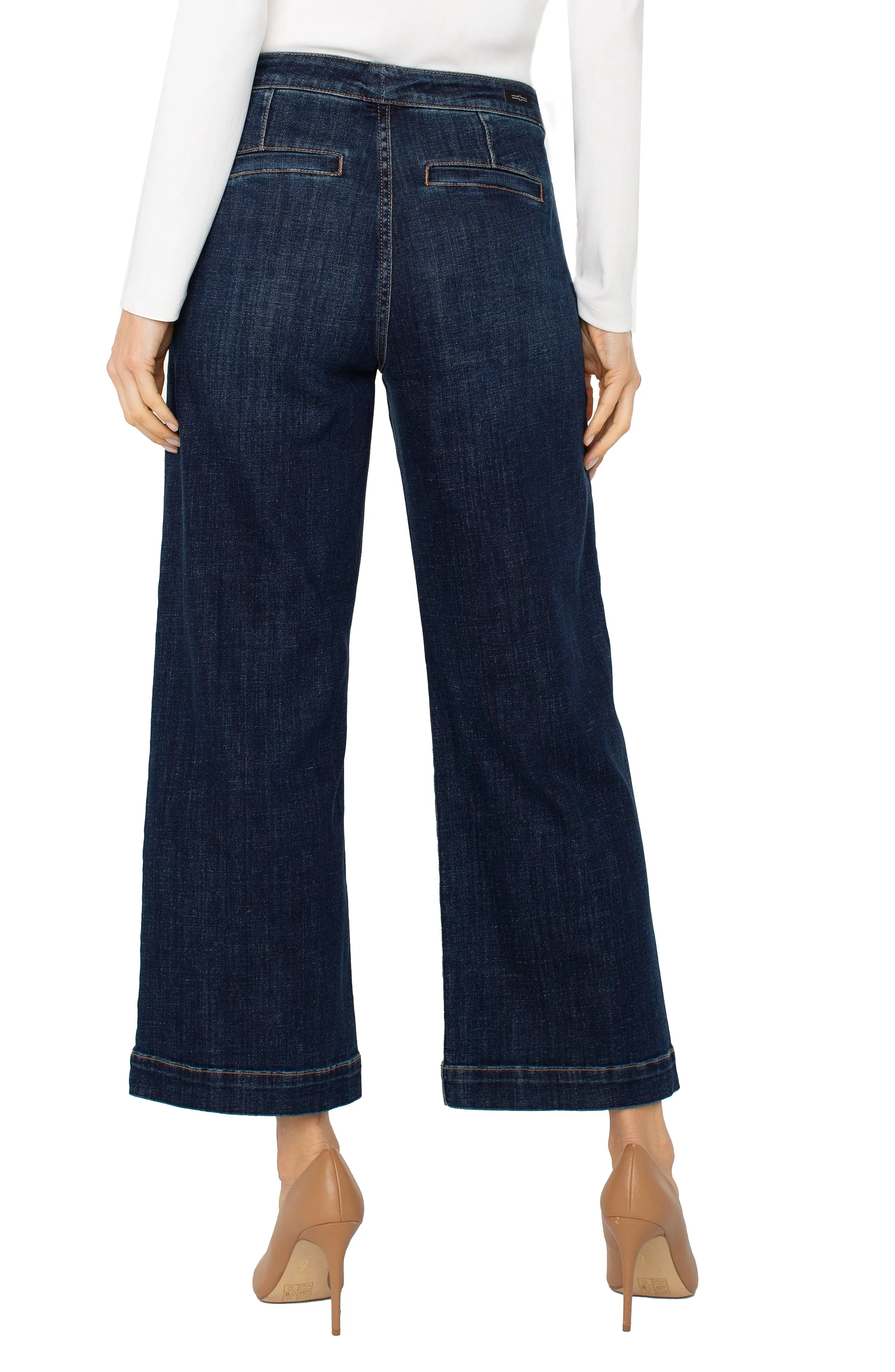 STRIDE WIDE LEG W/ TROUSER DETAILS sold by Liverpool Jeans Company product image thumbnail 2