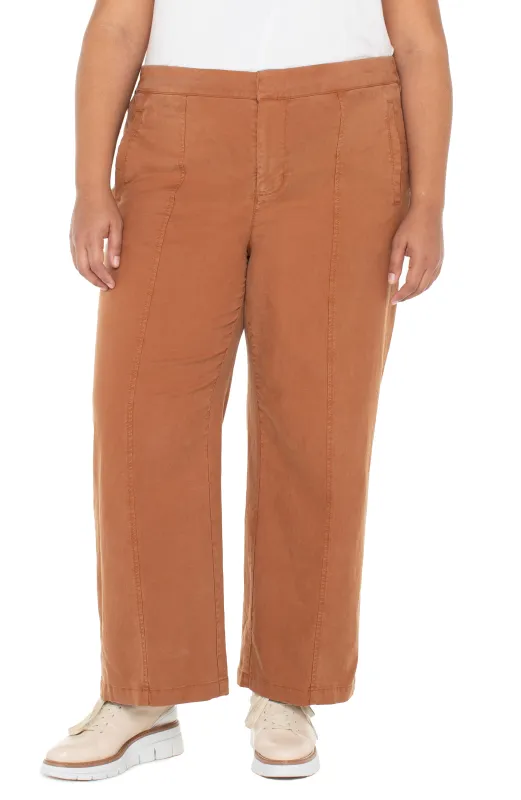 WIDE LEG TROUSER WITH ELASTIC BACK WAISTBAND sold by Liverpool Jeans Company