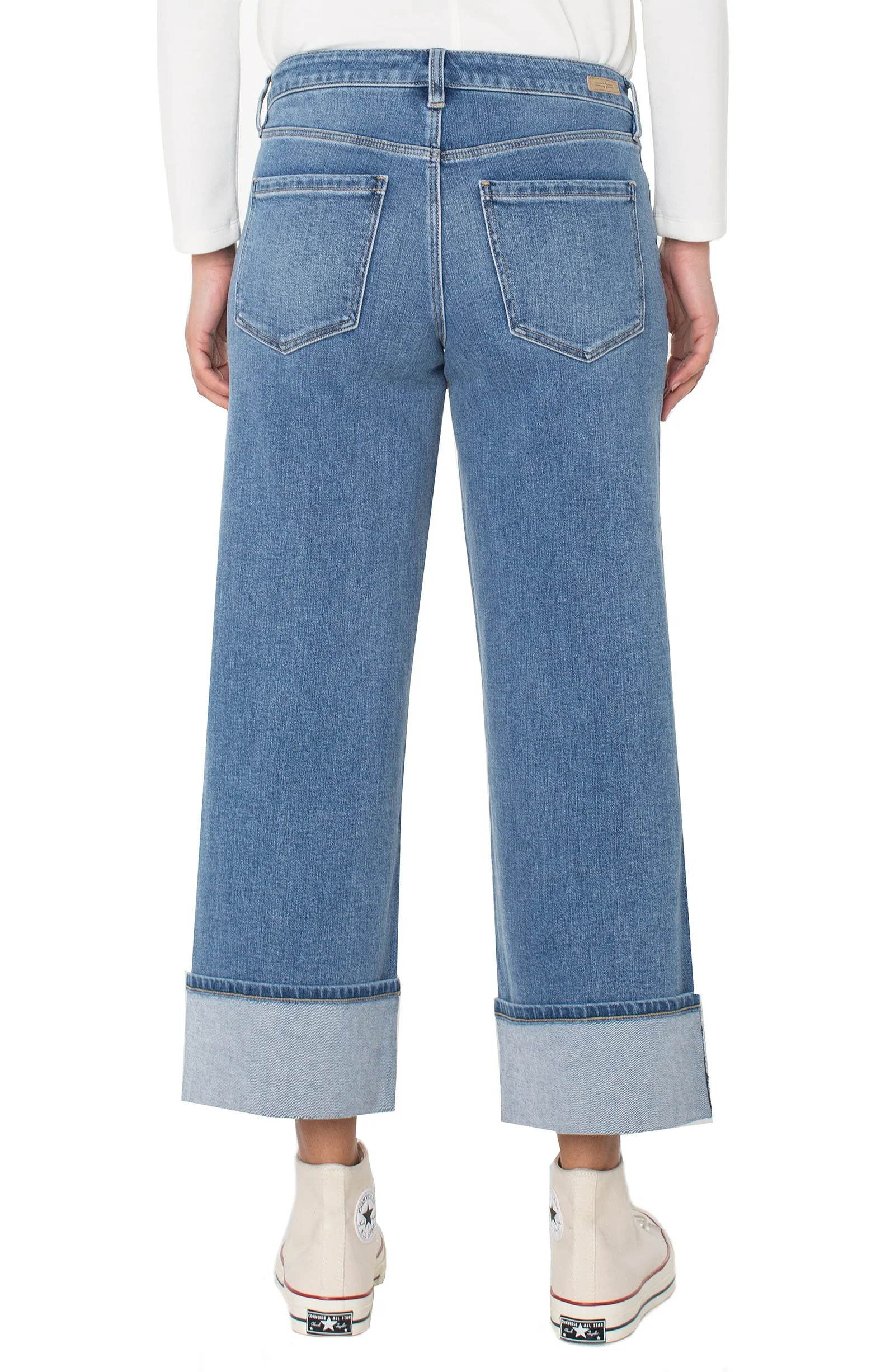 MORGAN CUFFED WIDE LEG sold by Liverpool Jeans Company product image thumbnail 3