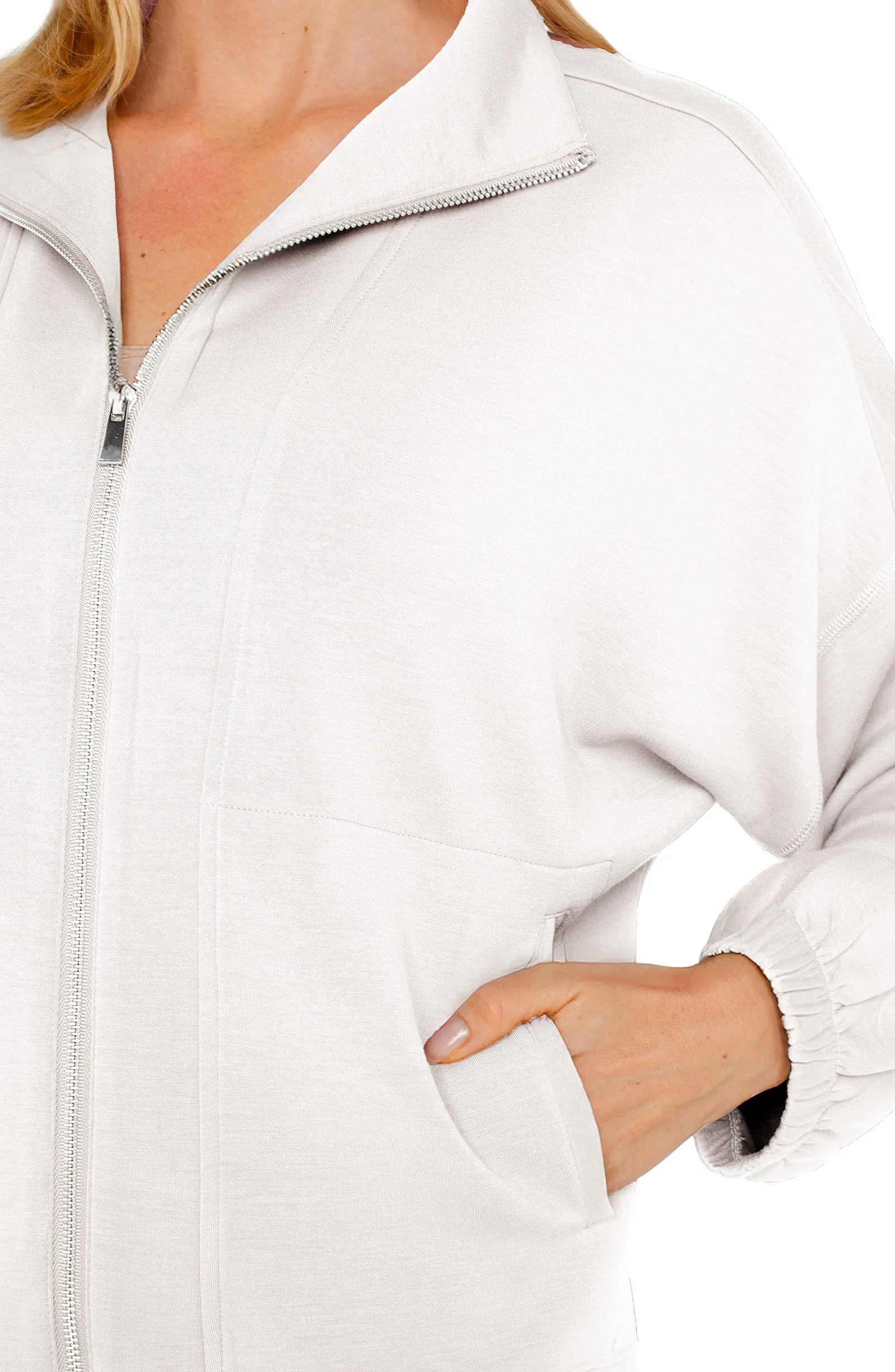 ZIP UP FUNNEL NECK JACKET sold by Liverpool Jeans Company product image thumbnail 2