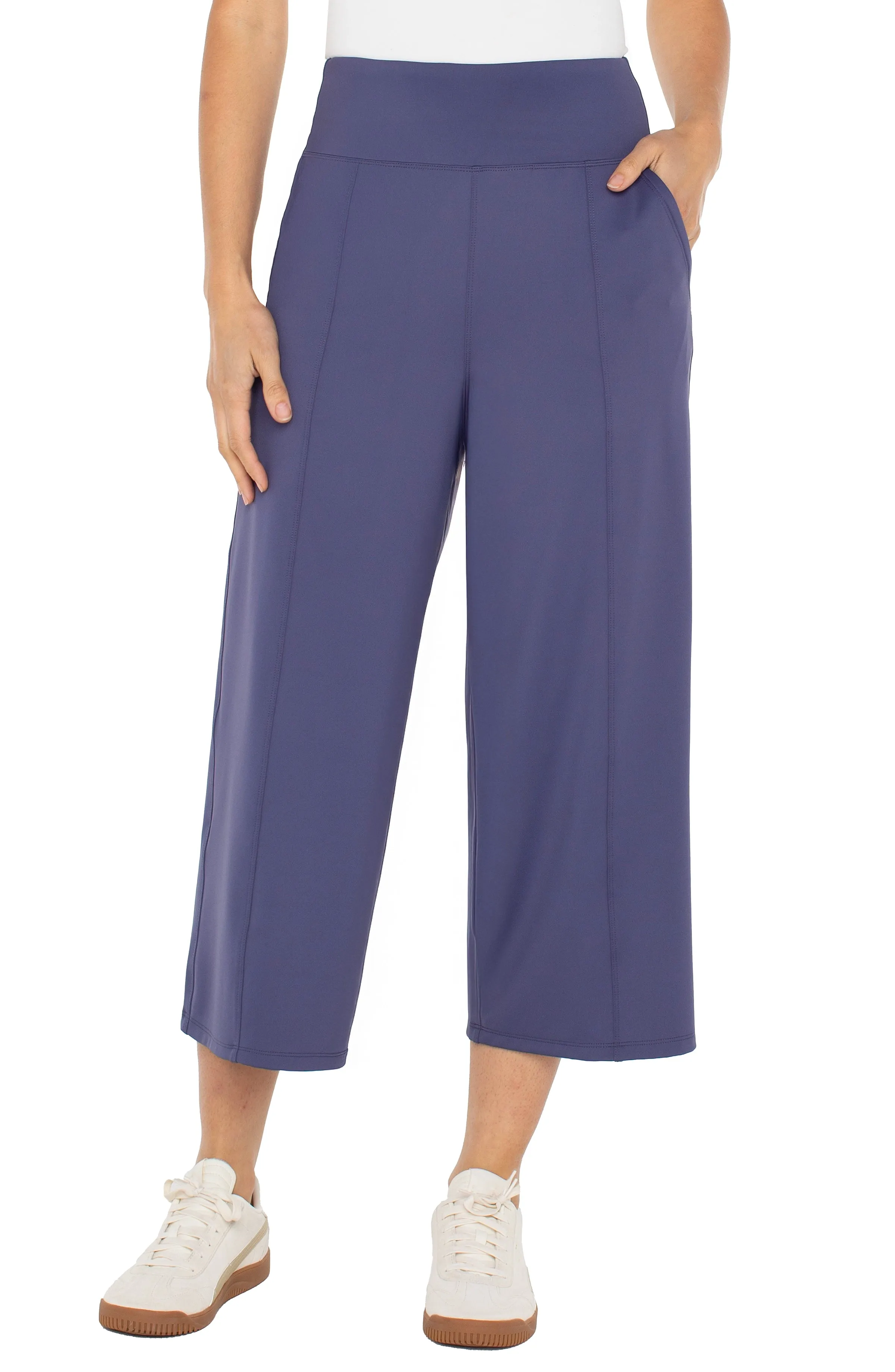 CROP WIDE LEG TECH PANT sold by Liverpool Jeans Company