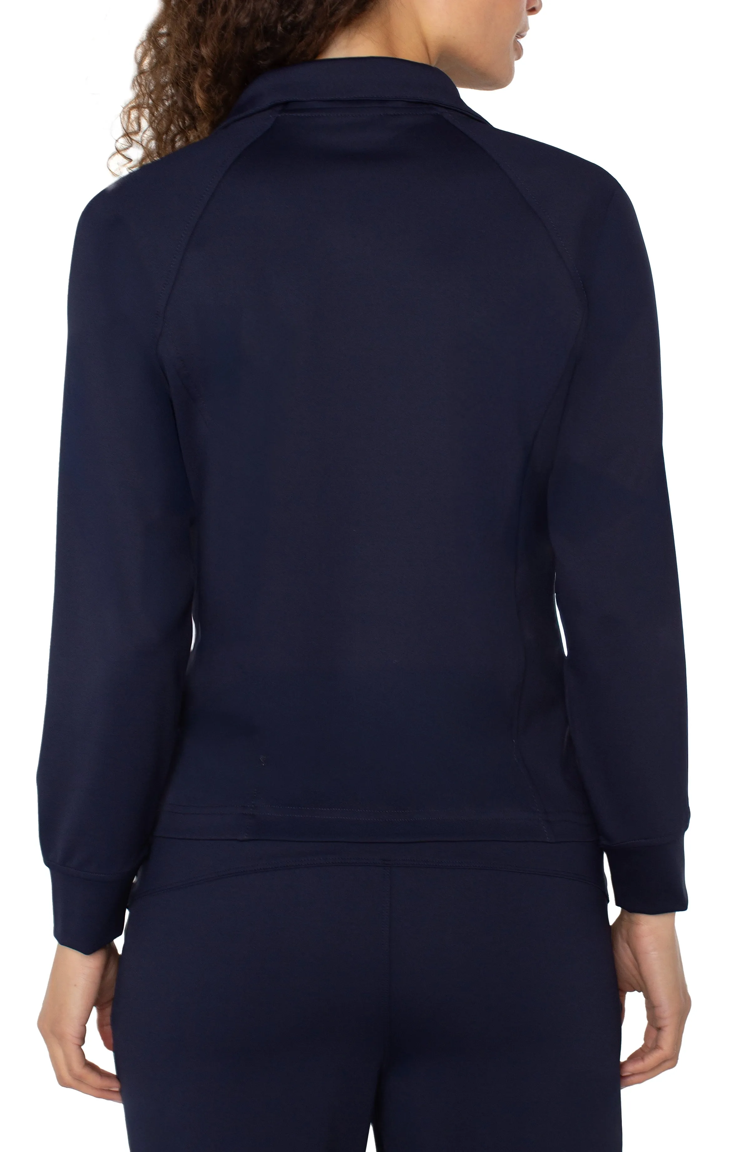 FULL ZIP SEAMED JACKET sold by Liverpool Jeans Company product image thumbnail 3