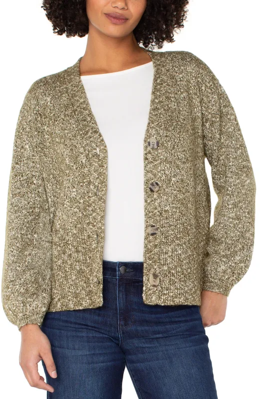 LONG SLEEVE BUTTON FRONT CARDIGAN SWEATER sold by Liverpool Jeans Company