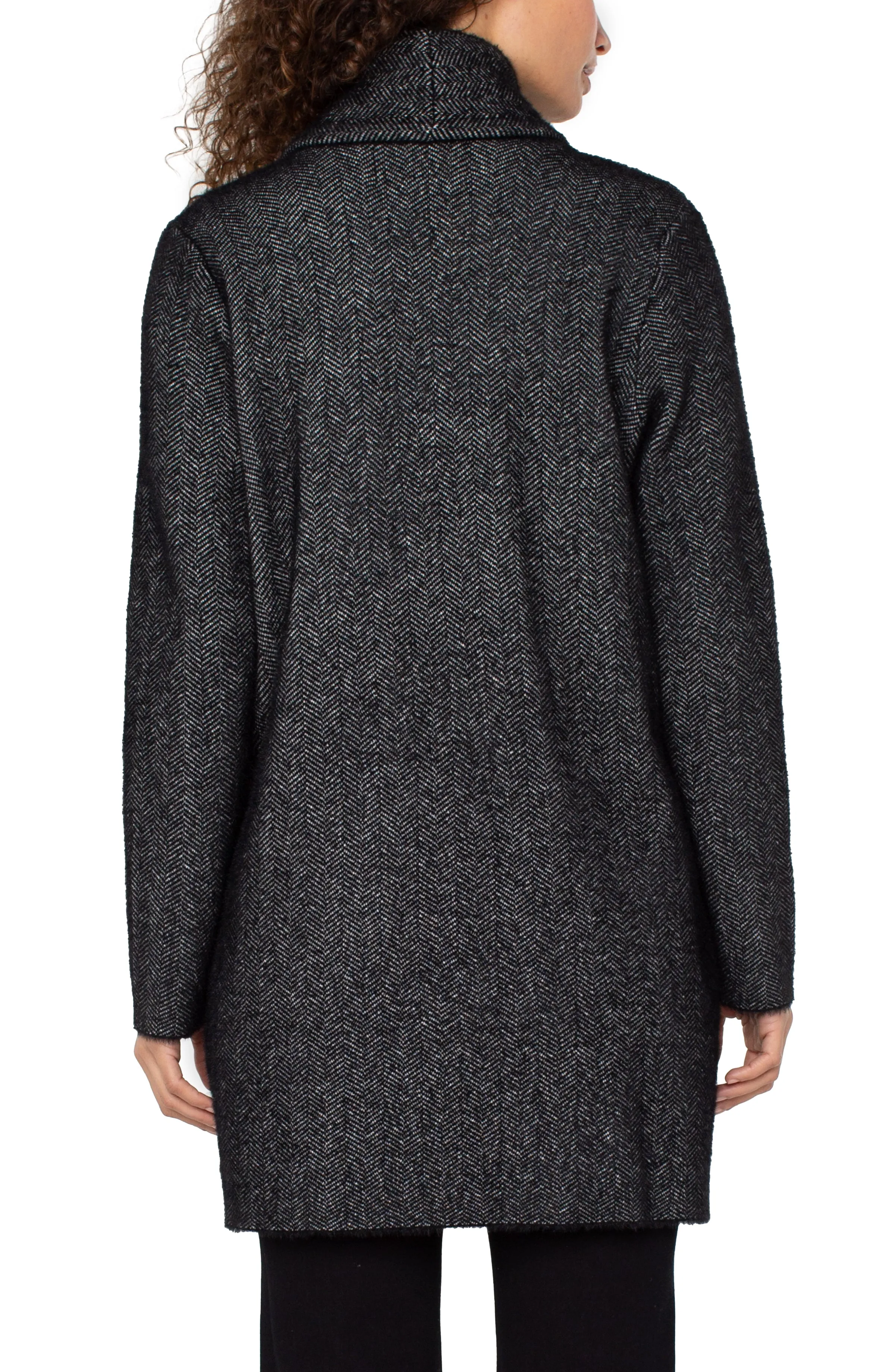 OPEN FRONT COATIGAN SWEATER sold by Liverpool Jeans Company product image thumbnail 2