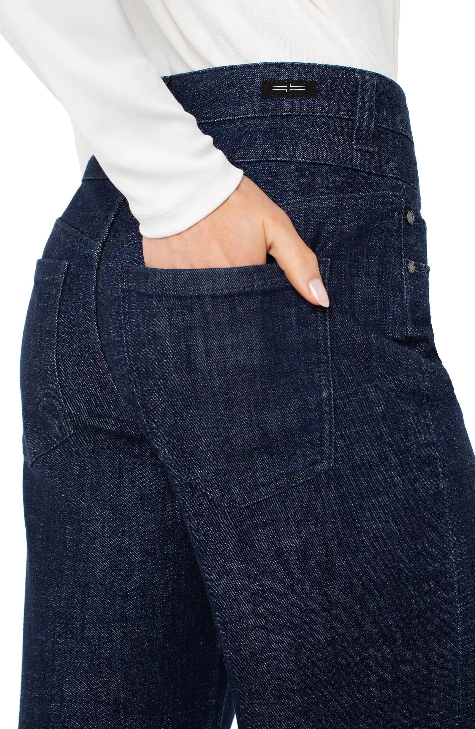 STRIDE HI-RISE WIDE LEG W/ DOUBLE WAISTBAND sold by Liverpool Jeans Company product image thumbnail 4