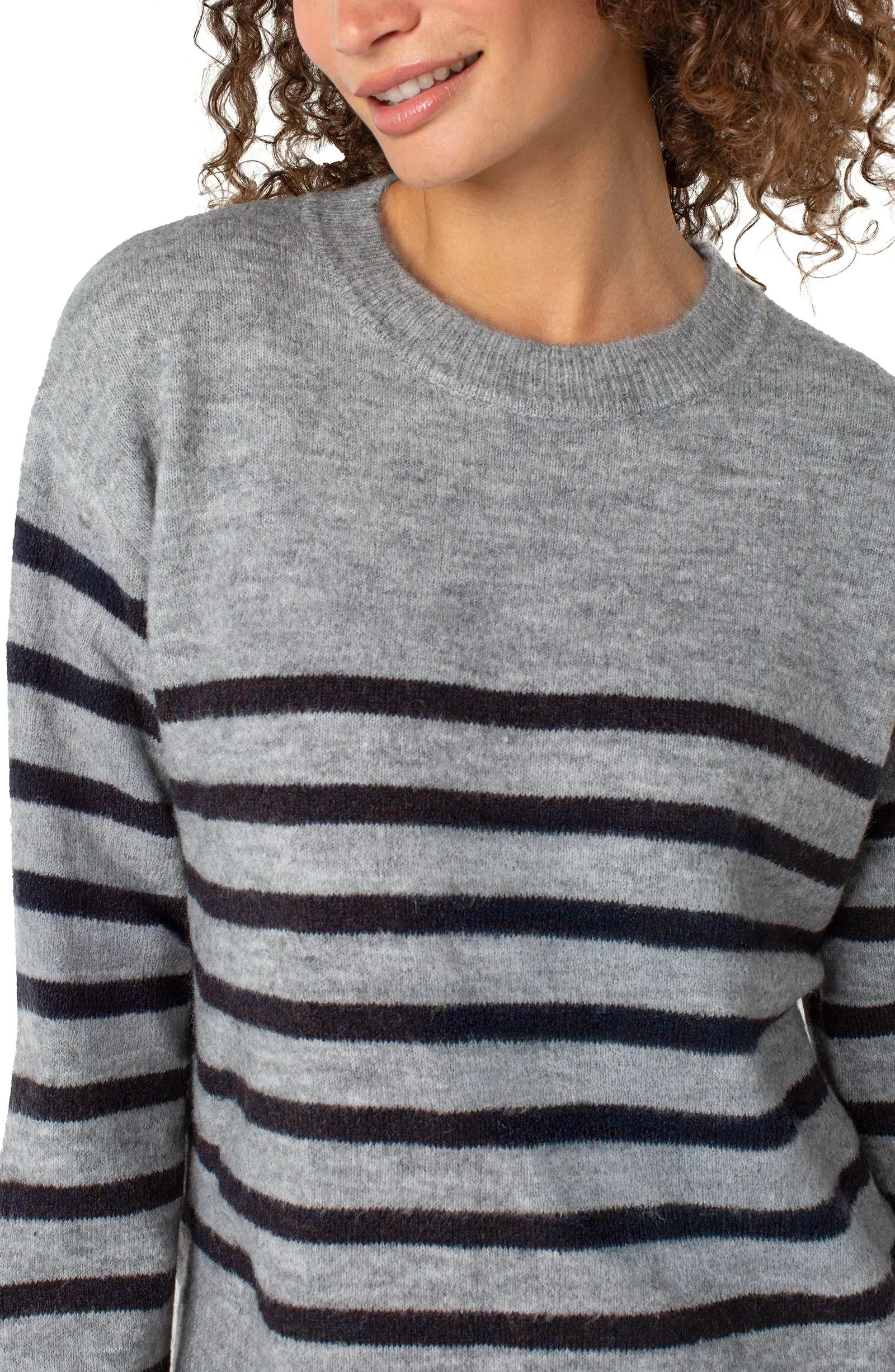 CREW NECK DROP SHOULDER SWEATER sold by Liverpool Jeans Company product image thumbnail 3