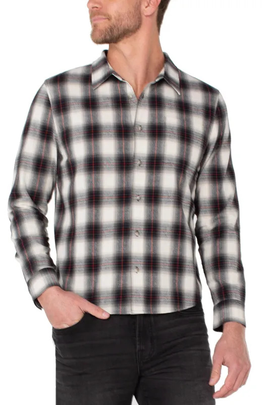 BUTTON UP LONG SLEEVE SHIRT sold by Liverpool Jeans Company