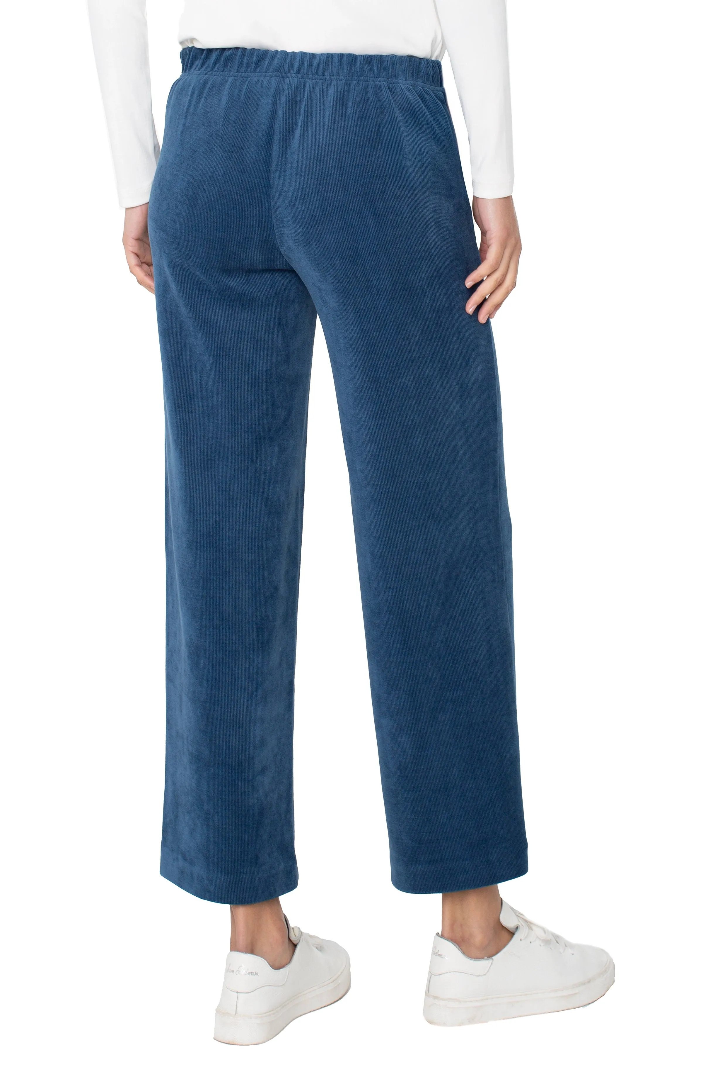 PETITES PULL ON WIDE LEG CROP TROUSER sold by Liverpool Jeans Company product image thumbnail 2