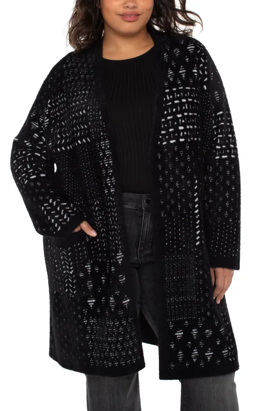 OPEN FRONT COATIGAN SWEATER sold by Liverpool Jeans Company