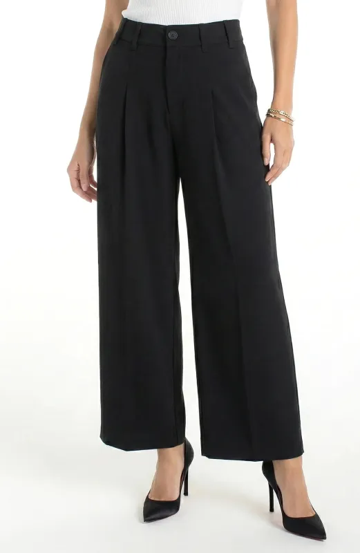 HIGH RISE PLEATED WIDE LEG TROUSER sold by Liverpool Jeans Company