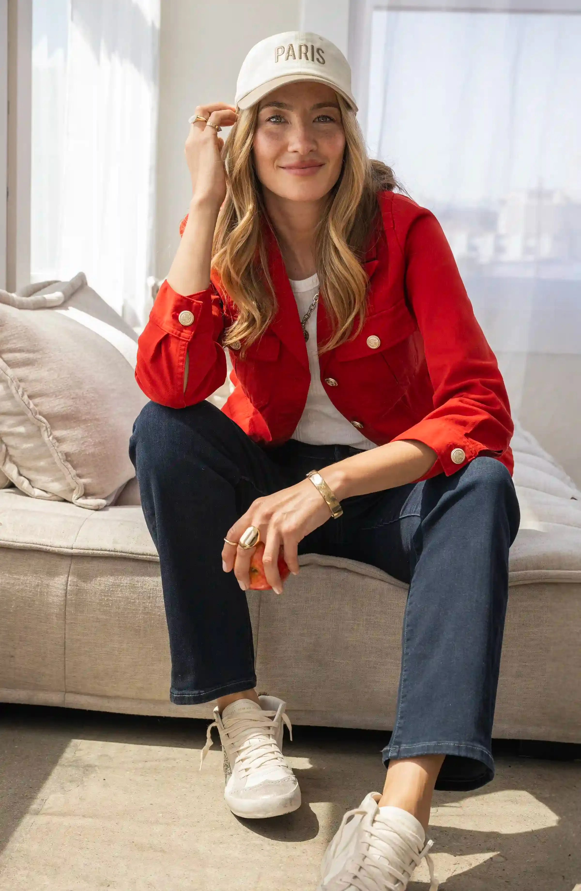 PETITE PEPLUM JACKET WITH TAB DETAIL sold by Liverpool Jeans Company product image thumbnail 3
