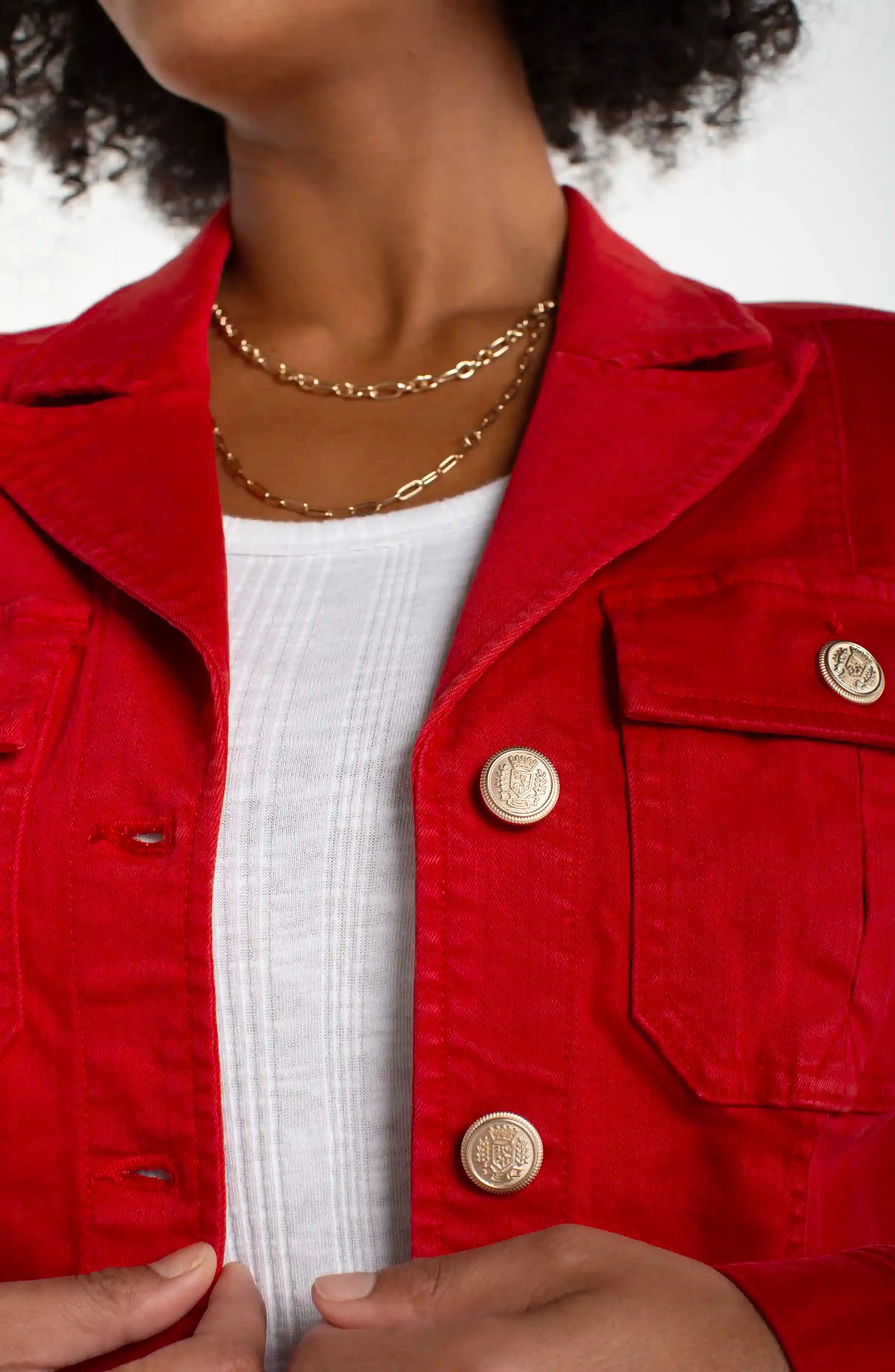 PETITE PEPLUM JACKET WITH TAB DETAIL sold by Liverpool Jeans Company product image thumbnail 5