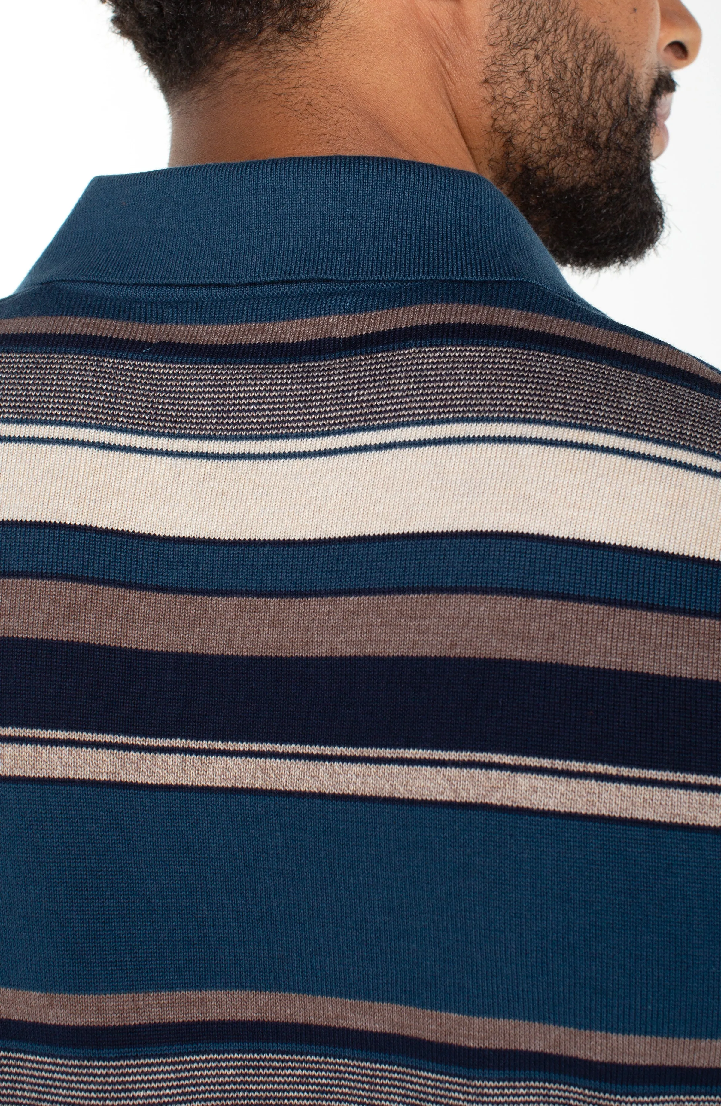 JOHNNY COLLAR SWEATER KNIT POLO sold by Liverpool Jeans Company product image thumbnail 3