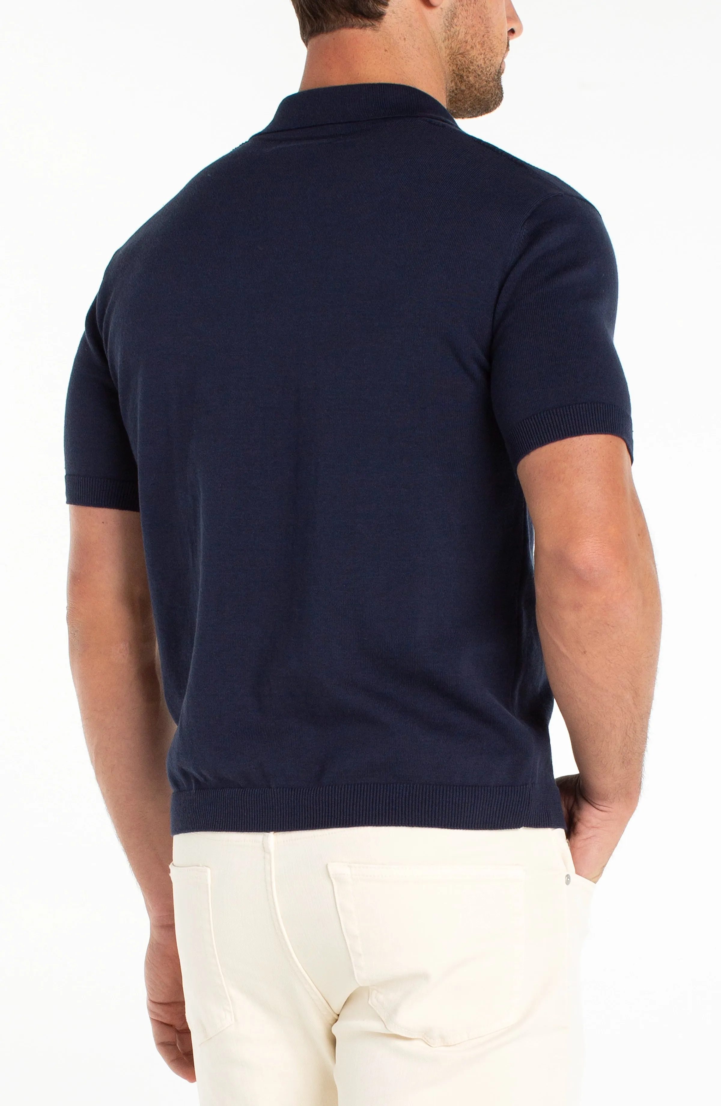 SWEATER KNIT POLO sold by Liverpool Jeans Company product image thumbnail 2