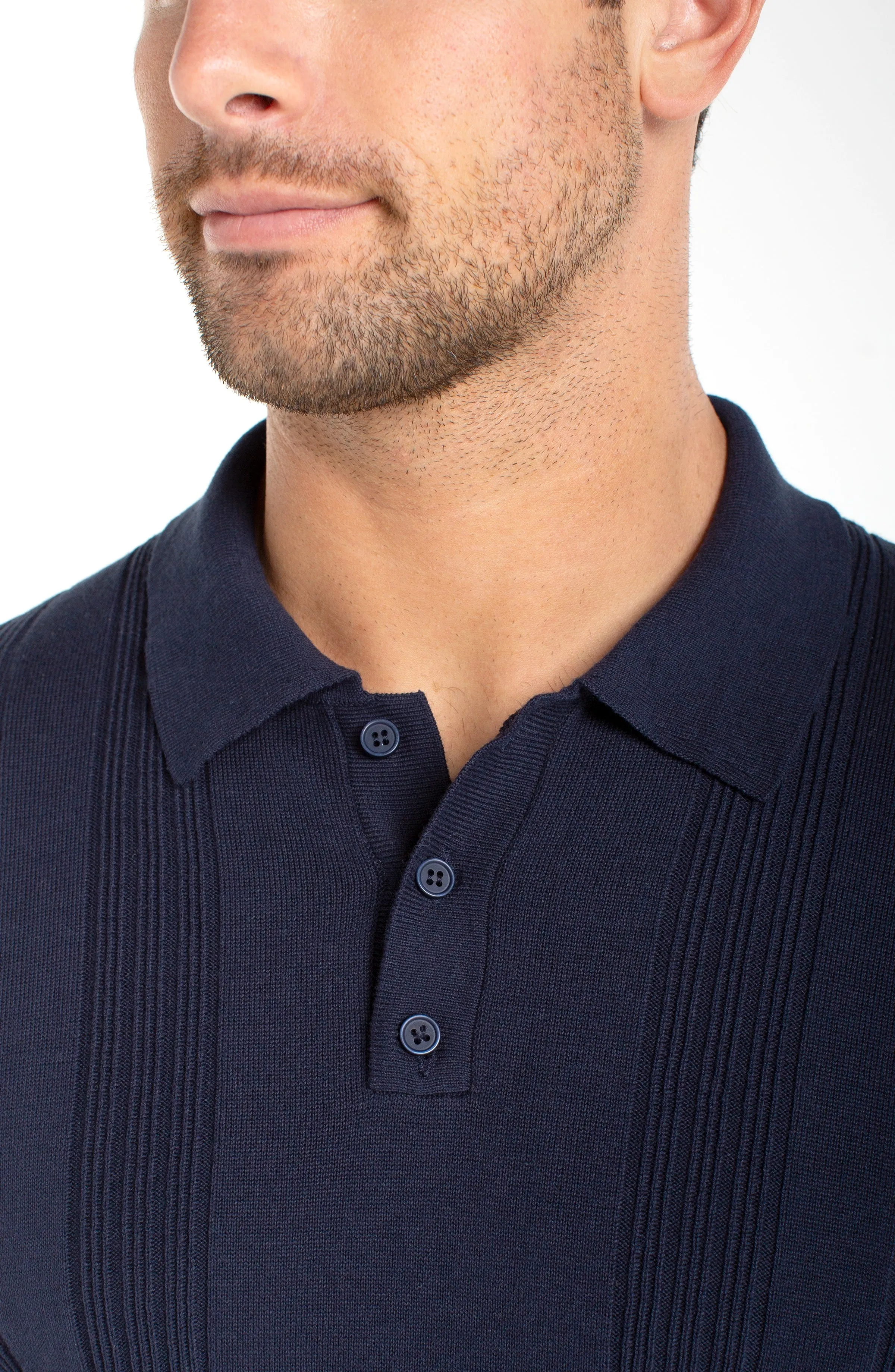 SWEATER KNIT POLO sold by Liverpool Jeans Company product image thumbnail 3