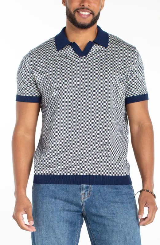 JOHNNY COLLAR SWEATER KNIT POLO sold by Liverpool Jeans Company