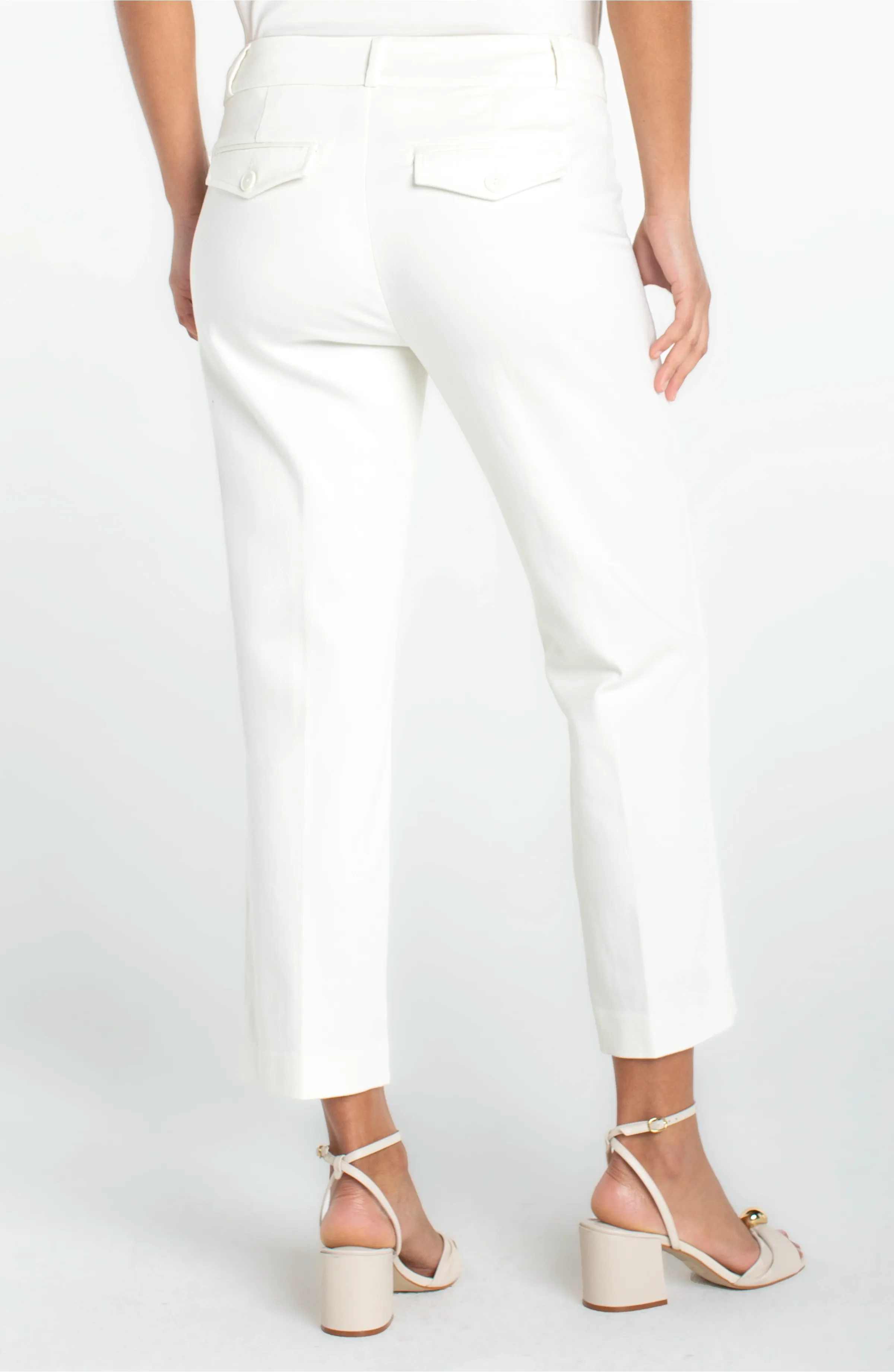 WELT POCKET CROP TROUSER sold by Liverpool Jeans Company product image thumbnail 2