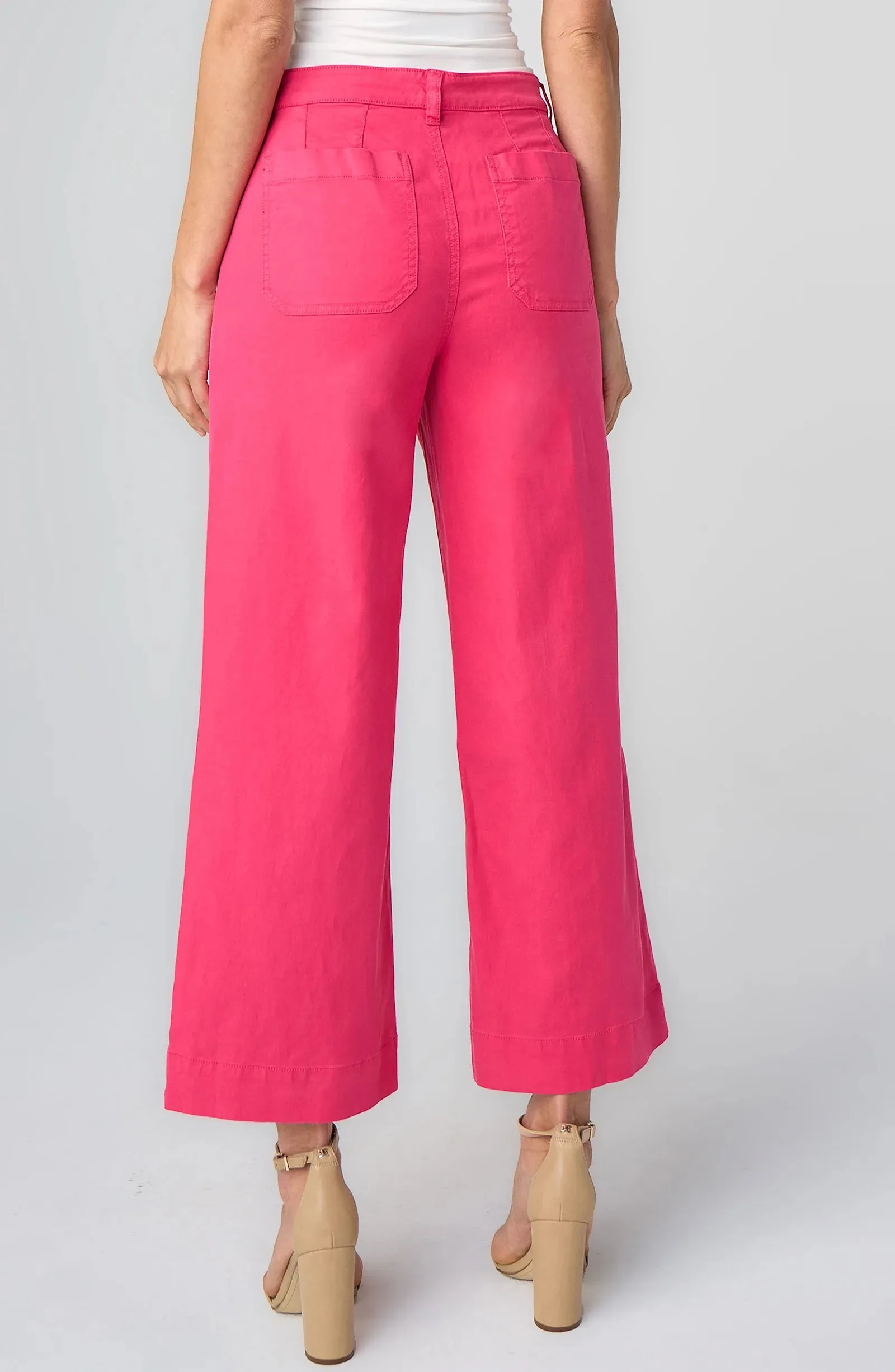 CROP WIDE LEG WITH PATCH POCKETS sold by Liverpool Jeans Company product image thumbnail 2