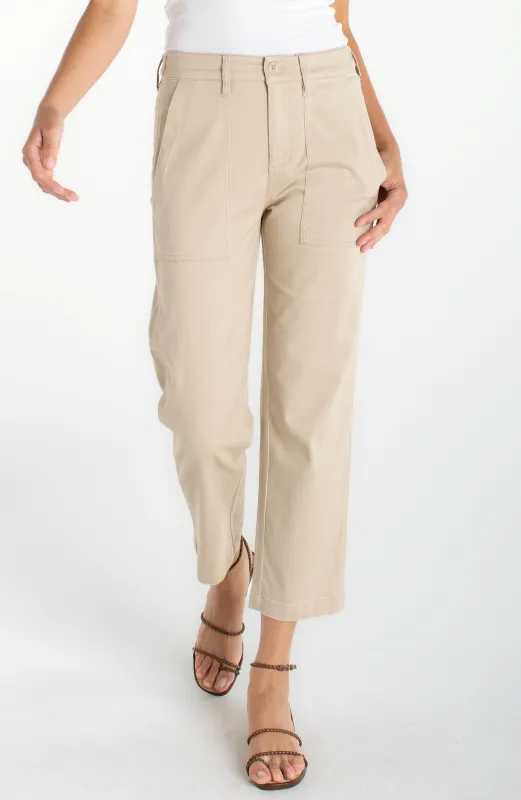 UTILITY CROP STRAIGHT WITH SIDE TABS sold by Liverpool Jeans Company