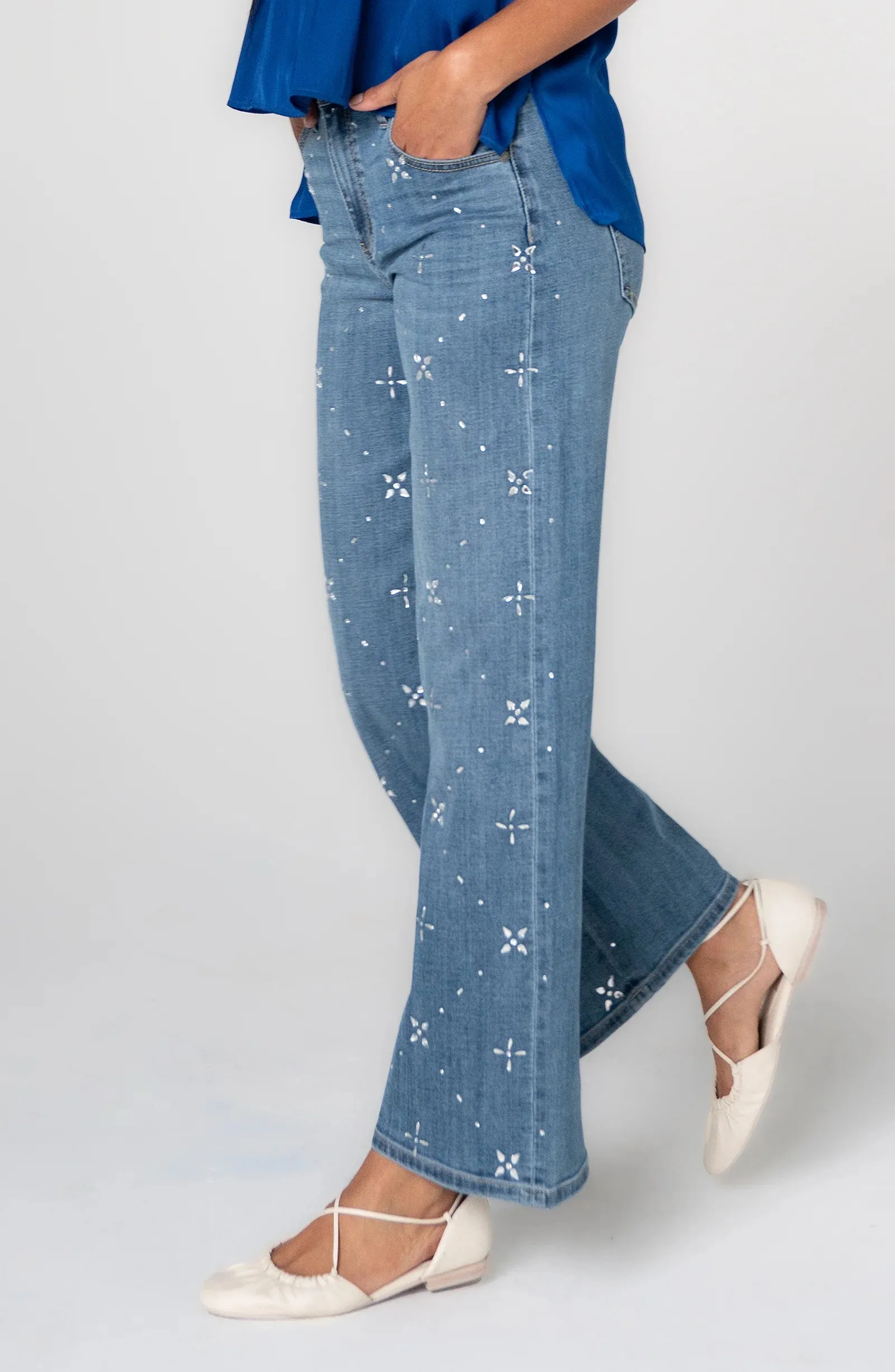 LUXE STRIDE WIDE LEG sold by Liverpool Jeans Company product image thumbnail 3