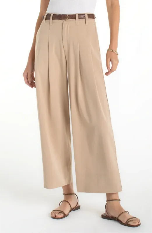PLEATED WIDE LEG CROP TROUSER sold by Liverpool Jeans Company