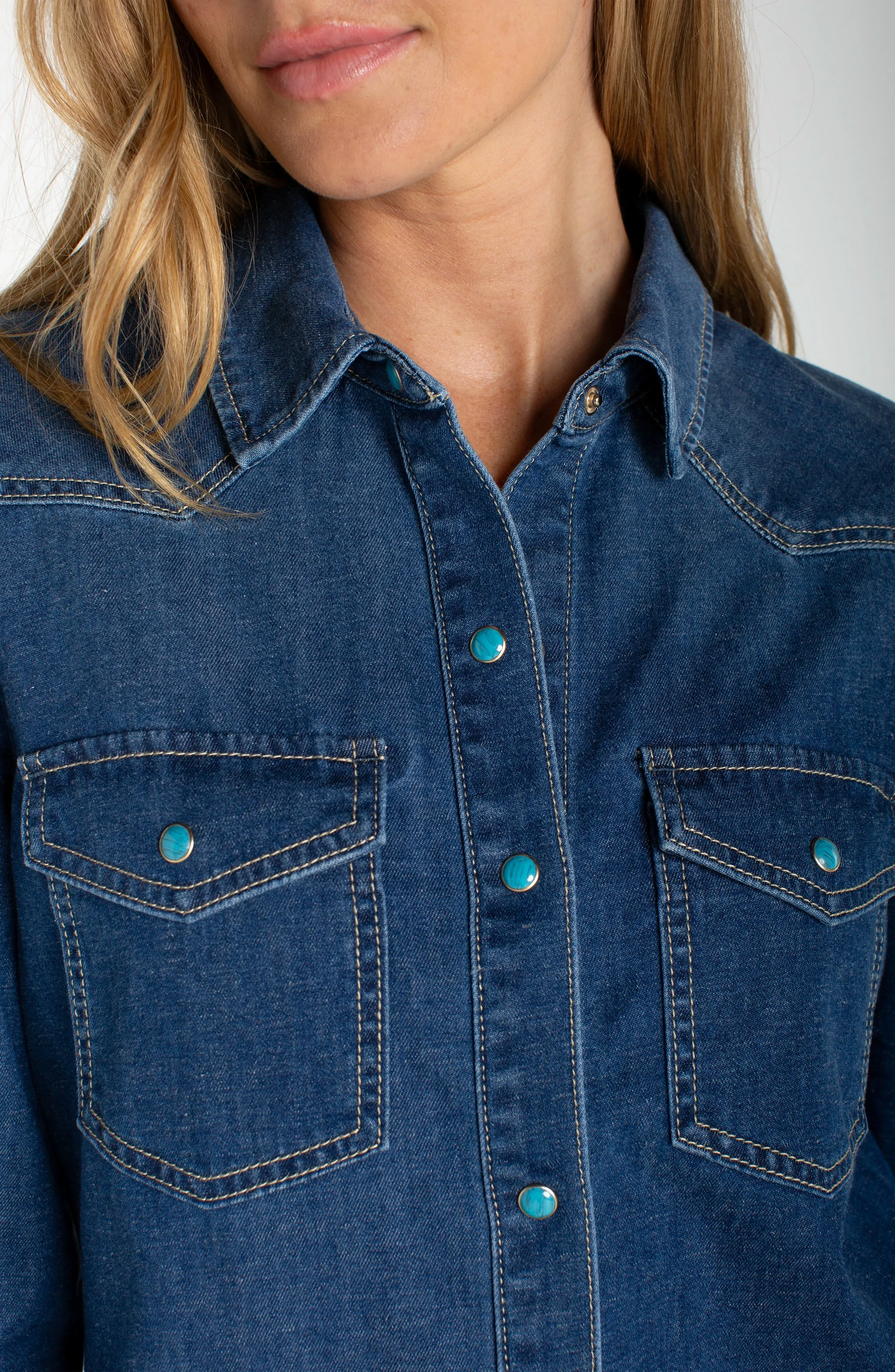 WESTERN SLIM SHIRT sold by Liverpool Jeans Company product image thumbnail 4