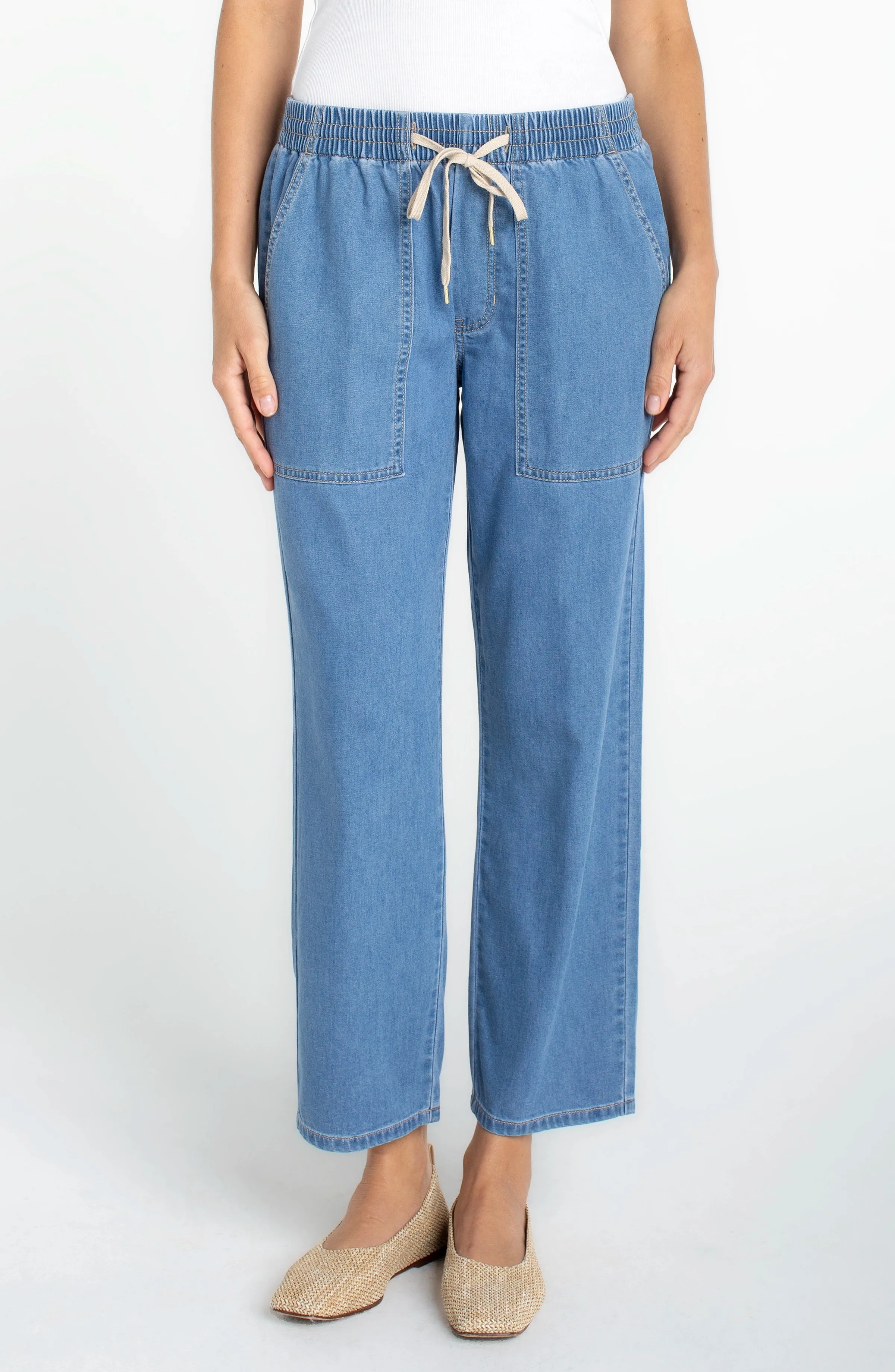 EASY PULL-ON CROP sold by Liverpool Jeans Company