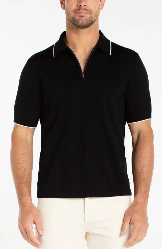 ZIP SWEATER POLO sold by Liverpool Jeans Company