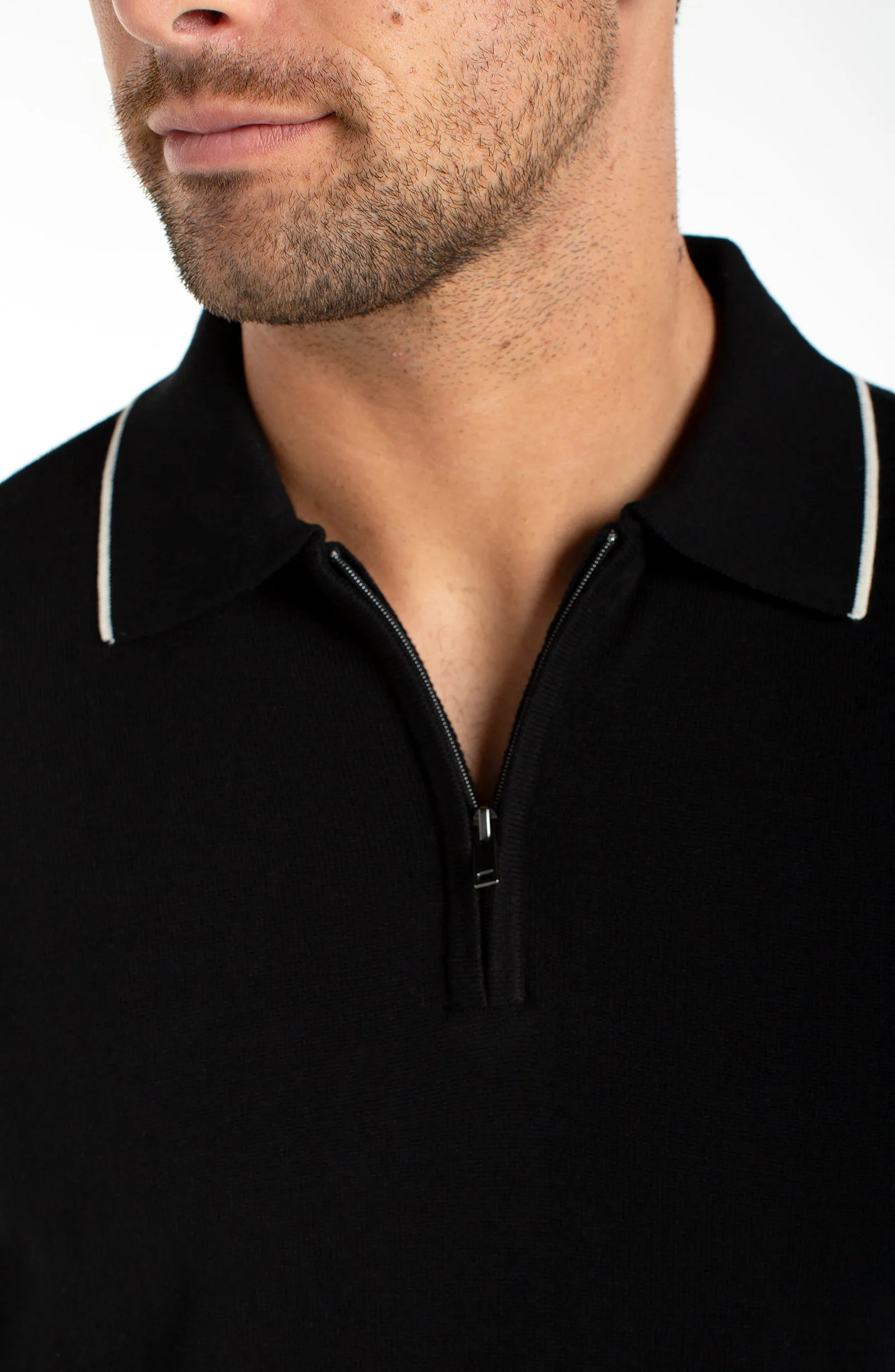 ZIP SWEATER POLO sold by Liverpool Jeans Company product image thumbnail 3