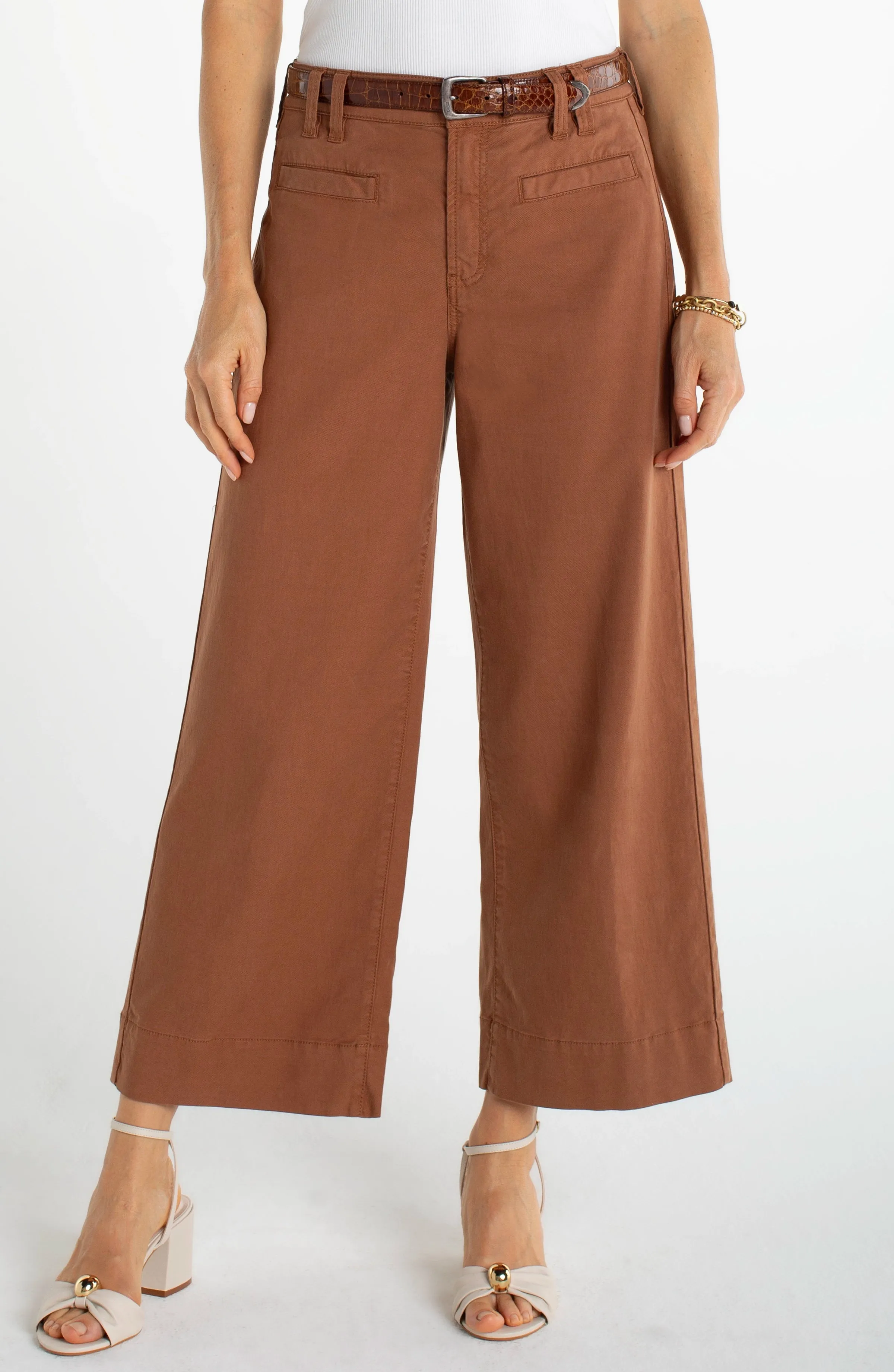 HIGH RISE CROP WIDE LEG sold by Liverpool Jeans Company