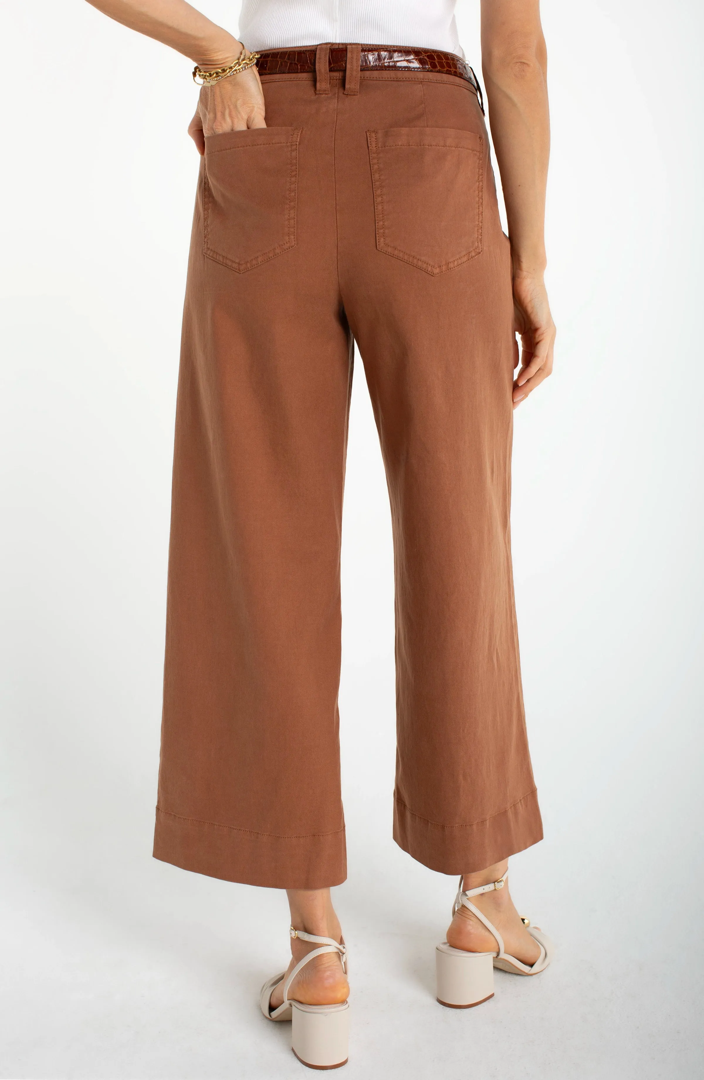 HIGH RISE CROP WIDE LEG sold by Liverpool Jeans Company product image thumbnail 2