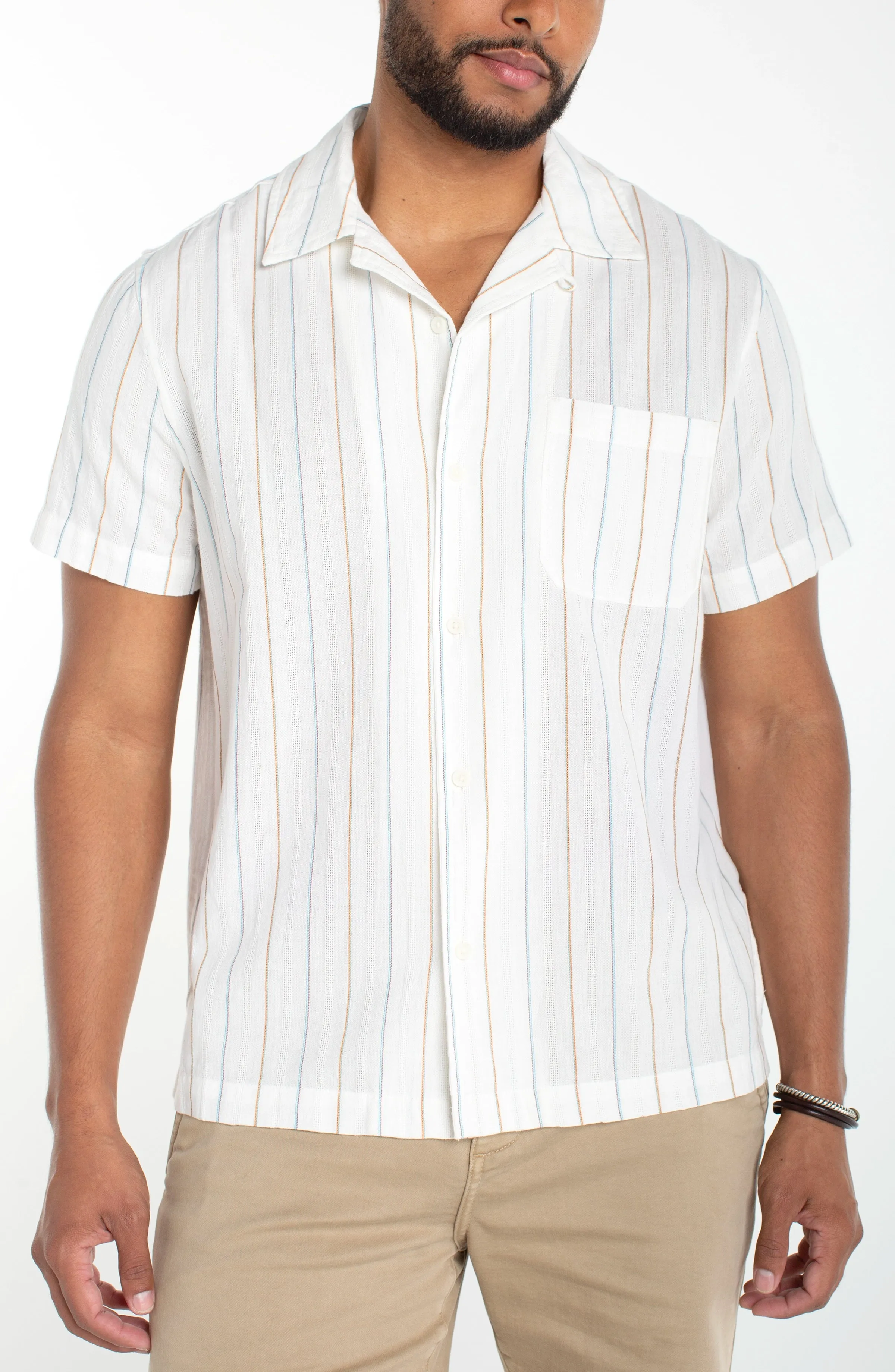 SHORT SLEEVE CAMP SHIRT sold by Liverpool Jeans Company