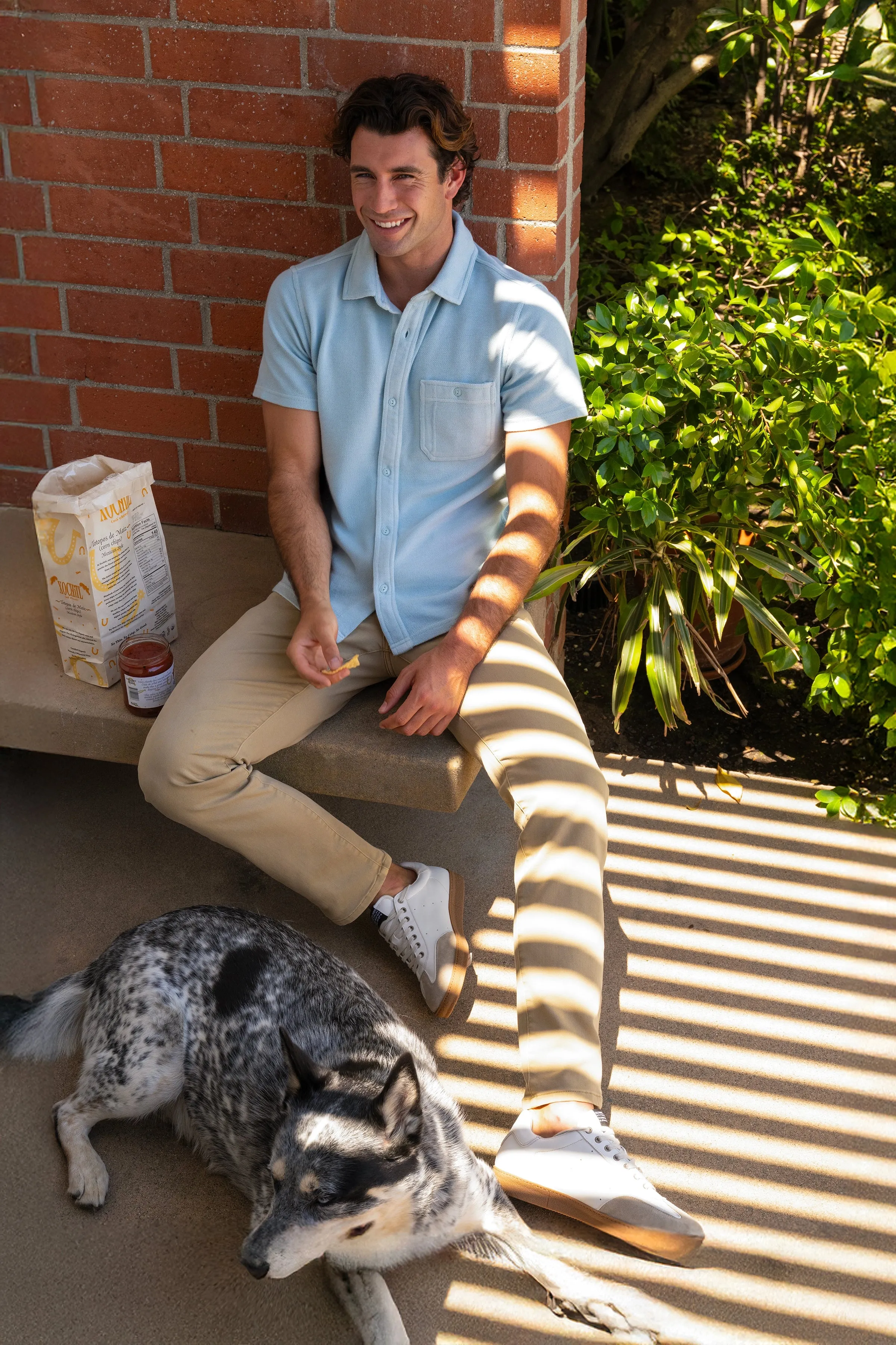 KNIT BUTTON UP SHIRT sold by Liverpool Jeans Company product image thumbnail 2