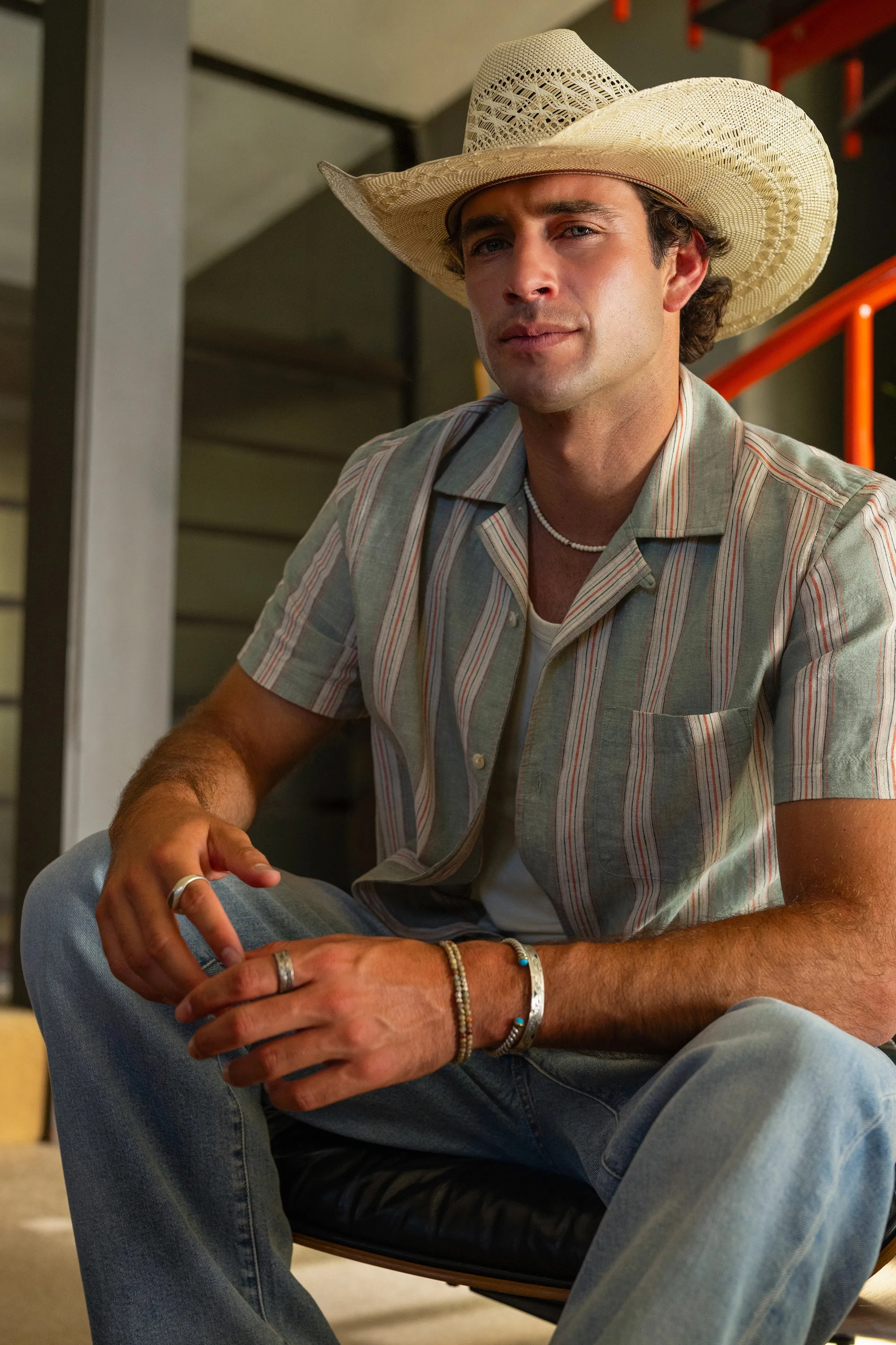 SHORT SLEEVE CAMP SHIRT sold by Liverpool Jeans Company product image thumbnail 4