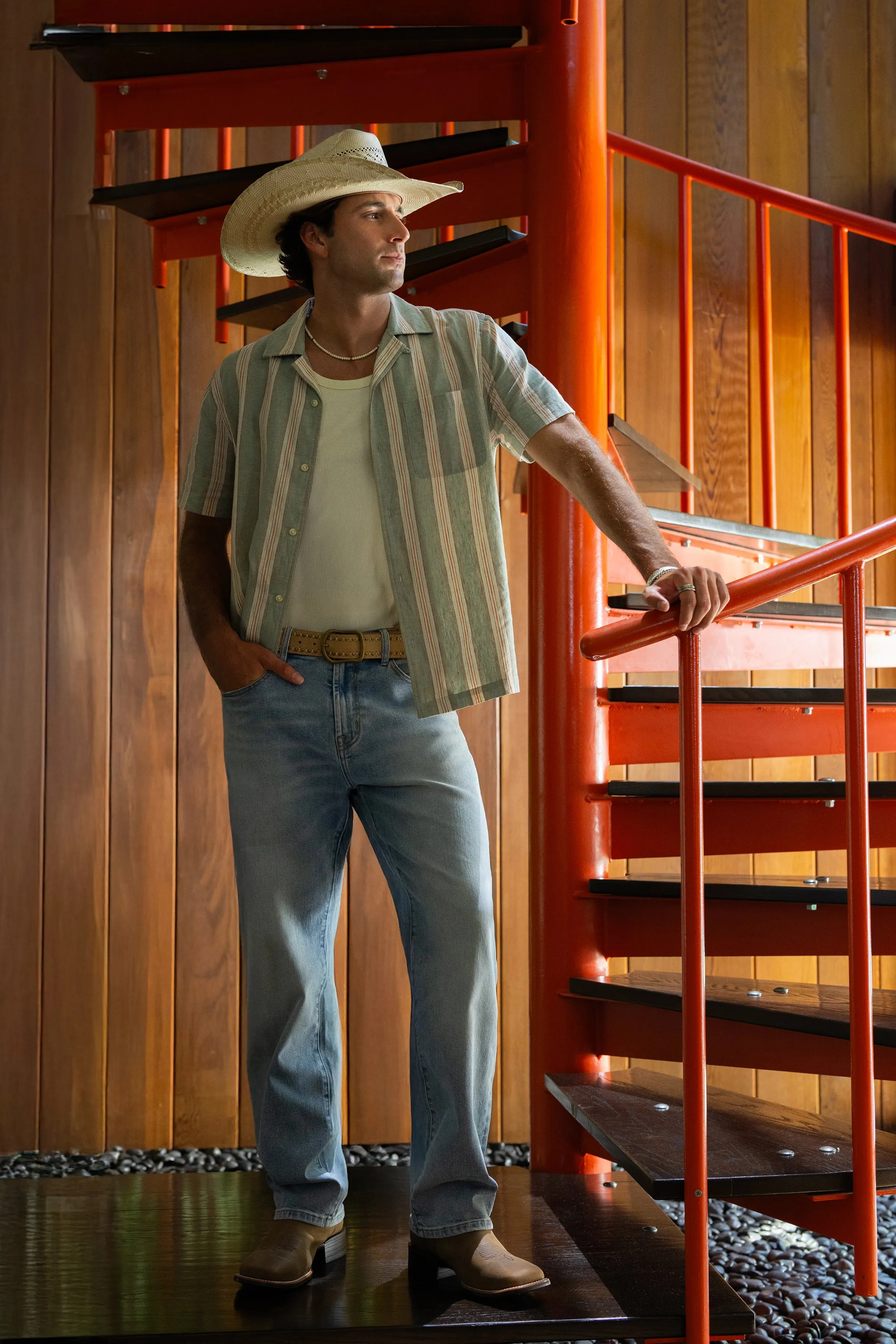 SHORT SLEEVE CAMP SHIRT sold by Liverpool Jeans Company product image thumbnail 2