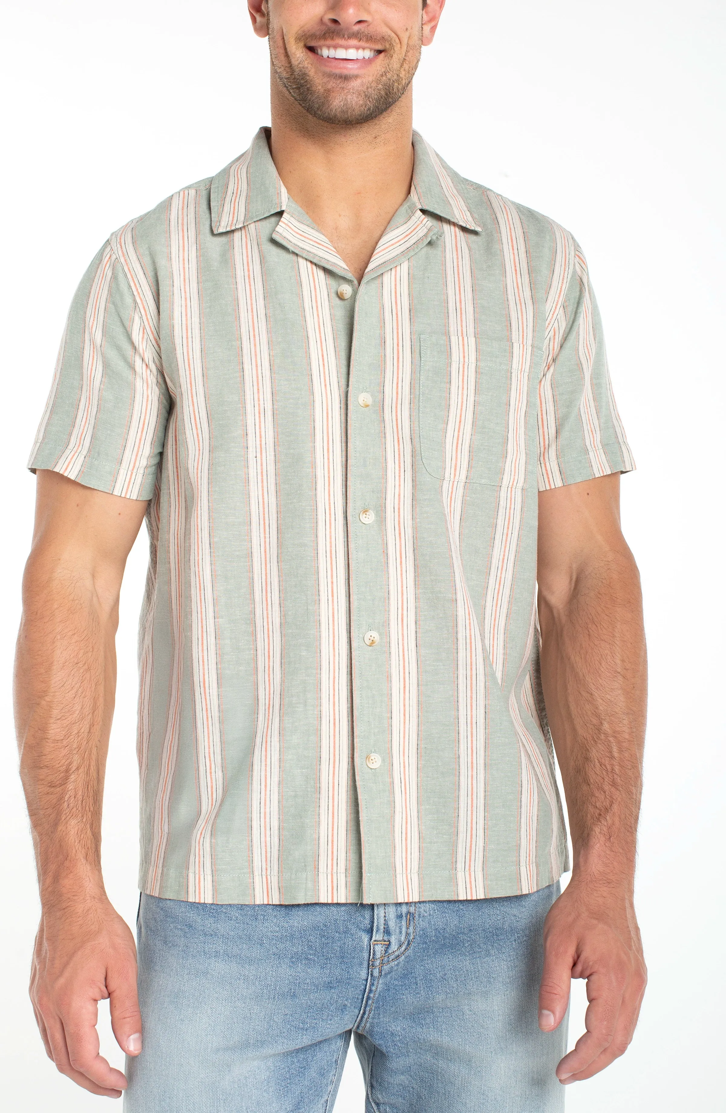 SHORT SLEEVE CAMP SHIRT sold by Liverpool Jeans Company