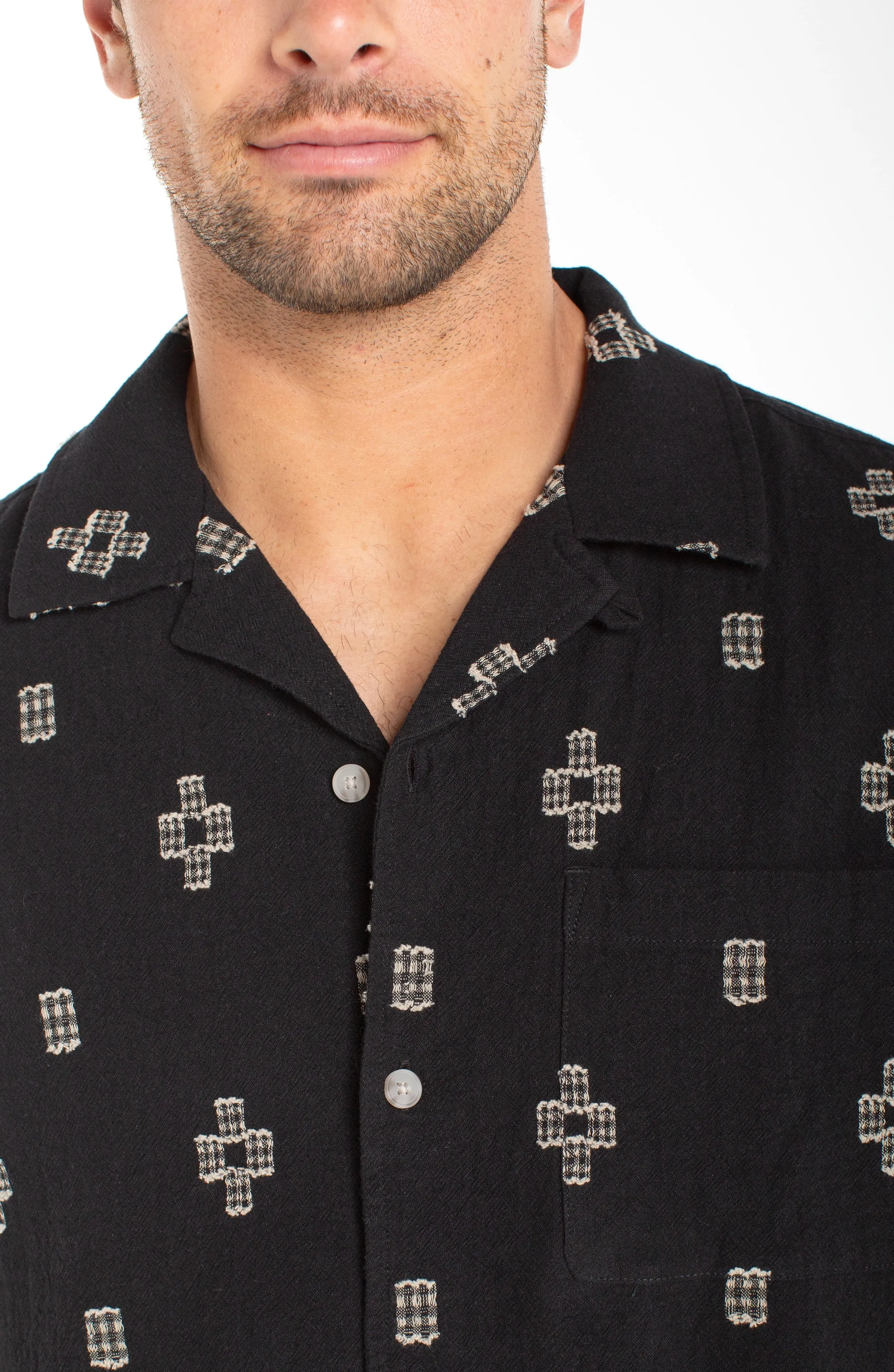 SHORT SLEEVE CAMP SHIRT sold by Liverpool Jeans Company product image thumbnail 3