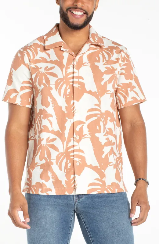 SHORT SLEEVE CAMP SHIRT made by Liverpool Jeans Company